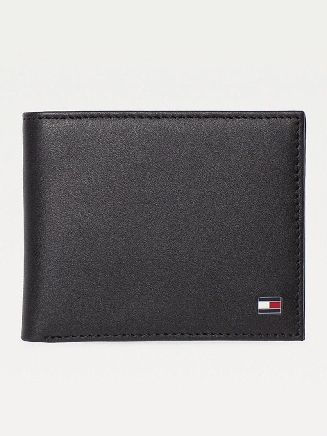 Tommy Hilfiger Hakiki Siyah Deri Cüzdan, Standart Boy, Minimalist ve Şık Tasarım, Günlük Kullanım İçin İdeal görsel 4