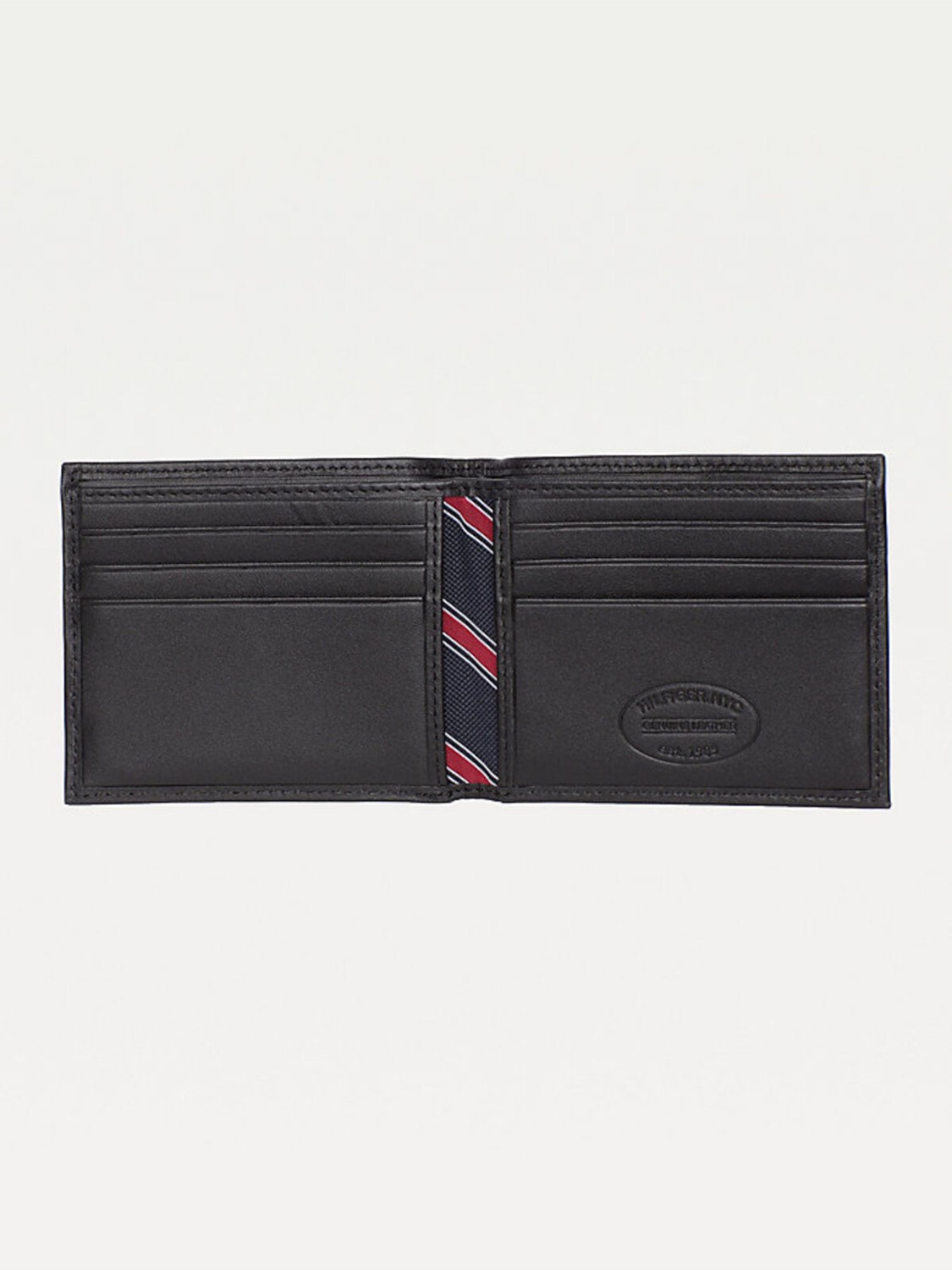 Tommy Hilfiger Hakiki Siyah Deri Cüzdan, Standart Boy, Minimalist ve Şık Tasarım, Günlük Kullanım İçin İdeal görsel 6