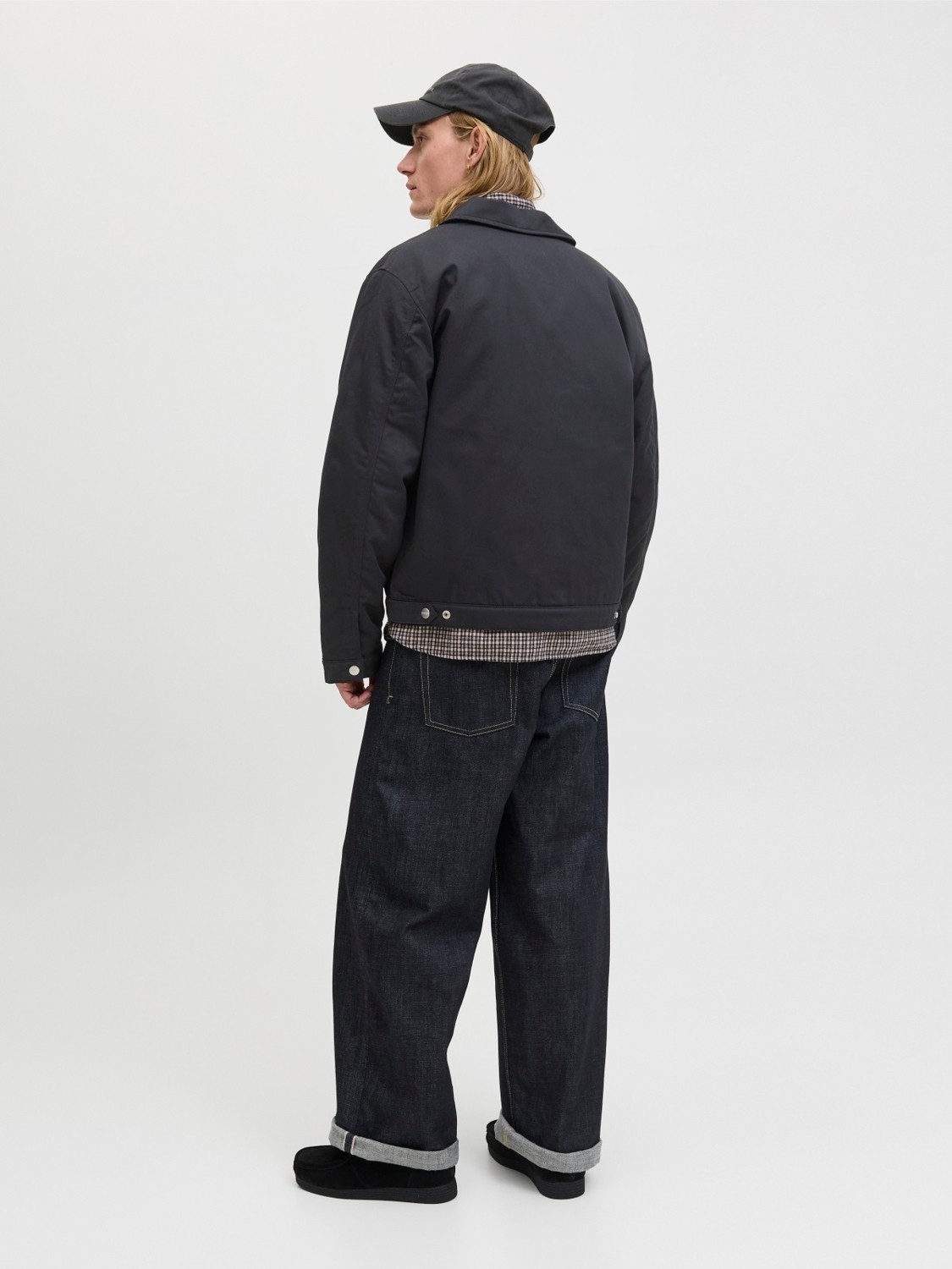 Jack & Jones Jack Jones Erkek Fermuarlı Ceket Mont 12282903 görsel 4
