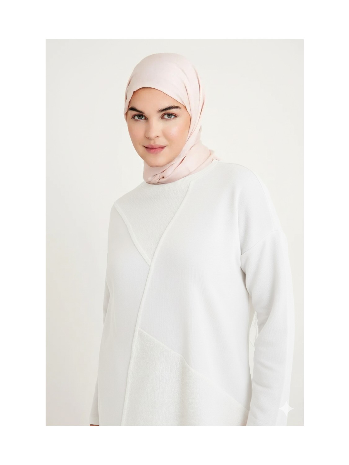 Plistre 2228_Dikiş Detaylı Oversize Eşofman Tesettür Takım görsel 7