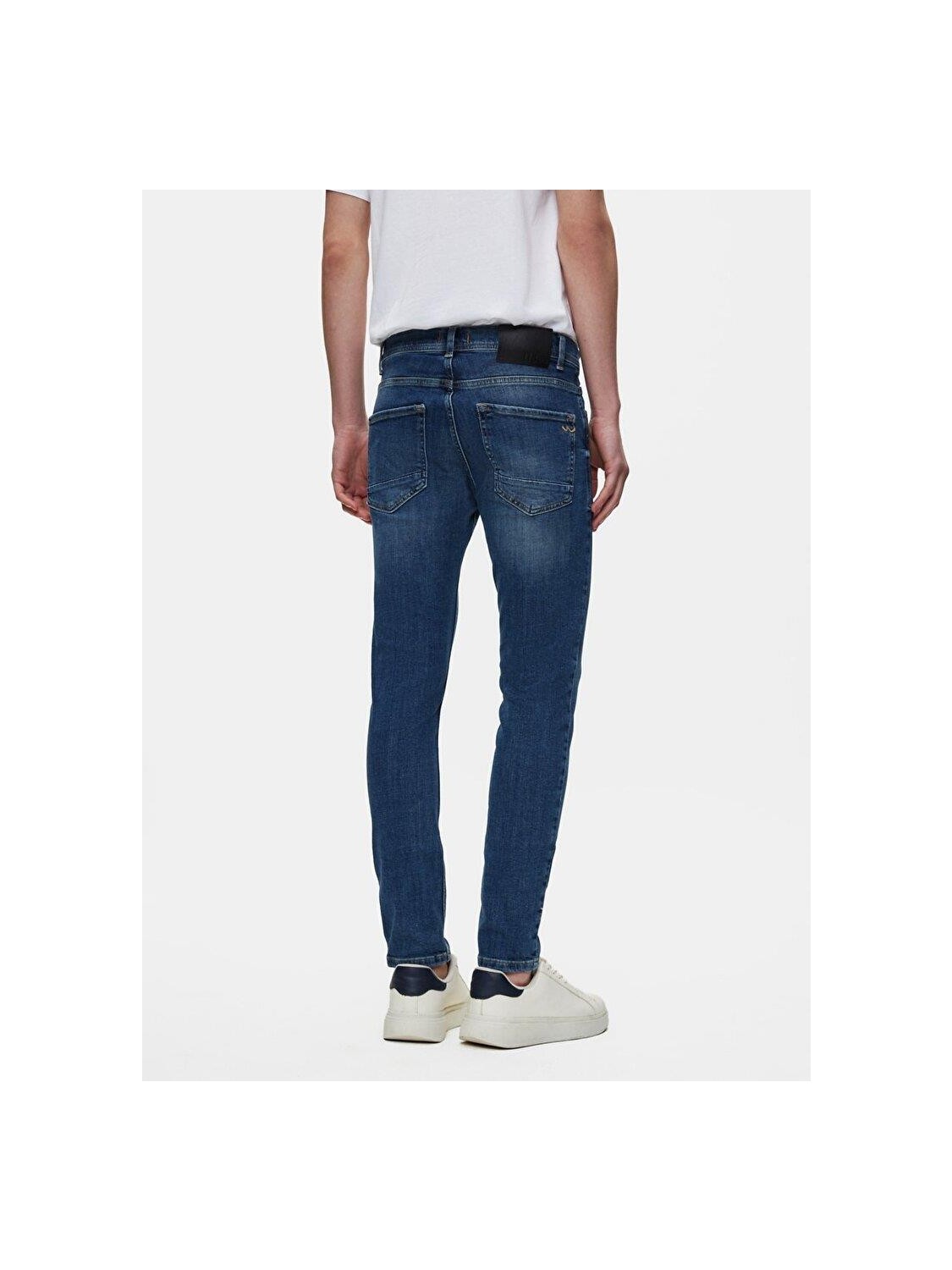 LTB Erkek Jumy Dar Paça Orta Bel Jean Pantolon görsel 8