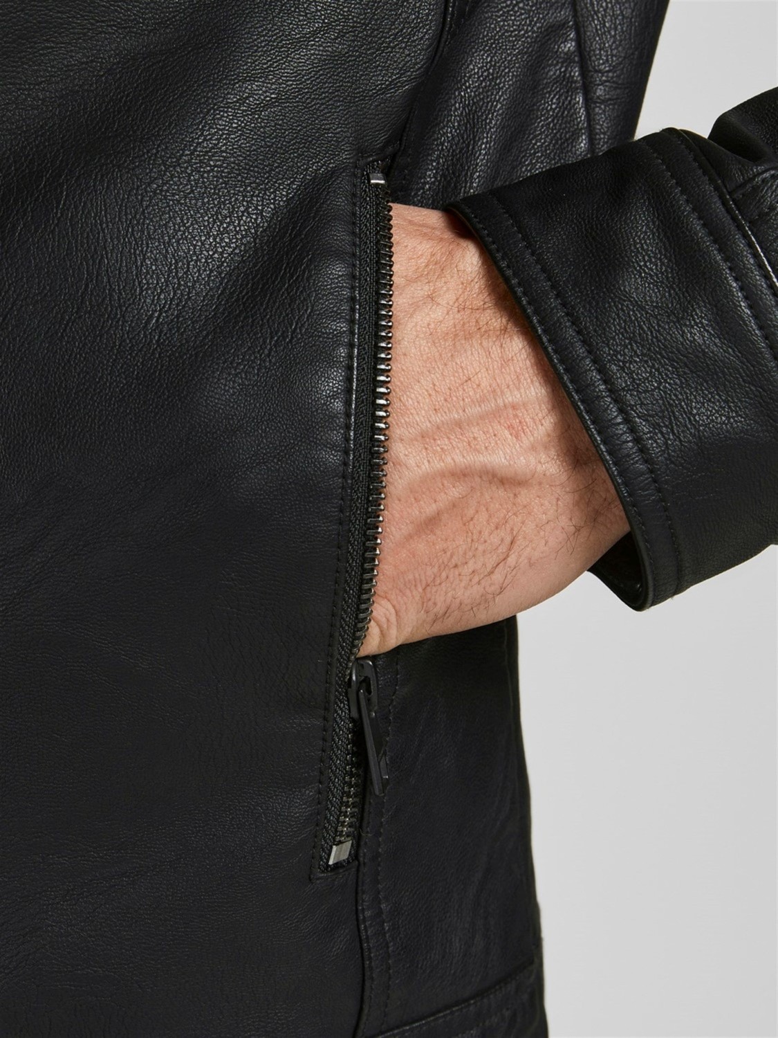 Jack & Jones Erkek Günlük Ceket Warner Ket Noos Siyah Suya Dayanıklı Özellikli görsel 4