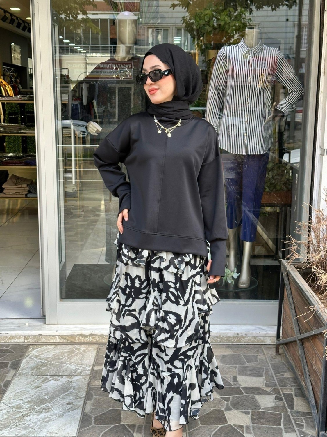 Missemramiss 4872 Scuba Tunik Bluz