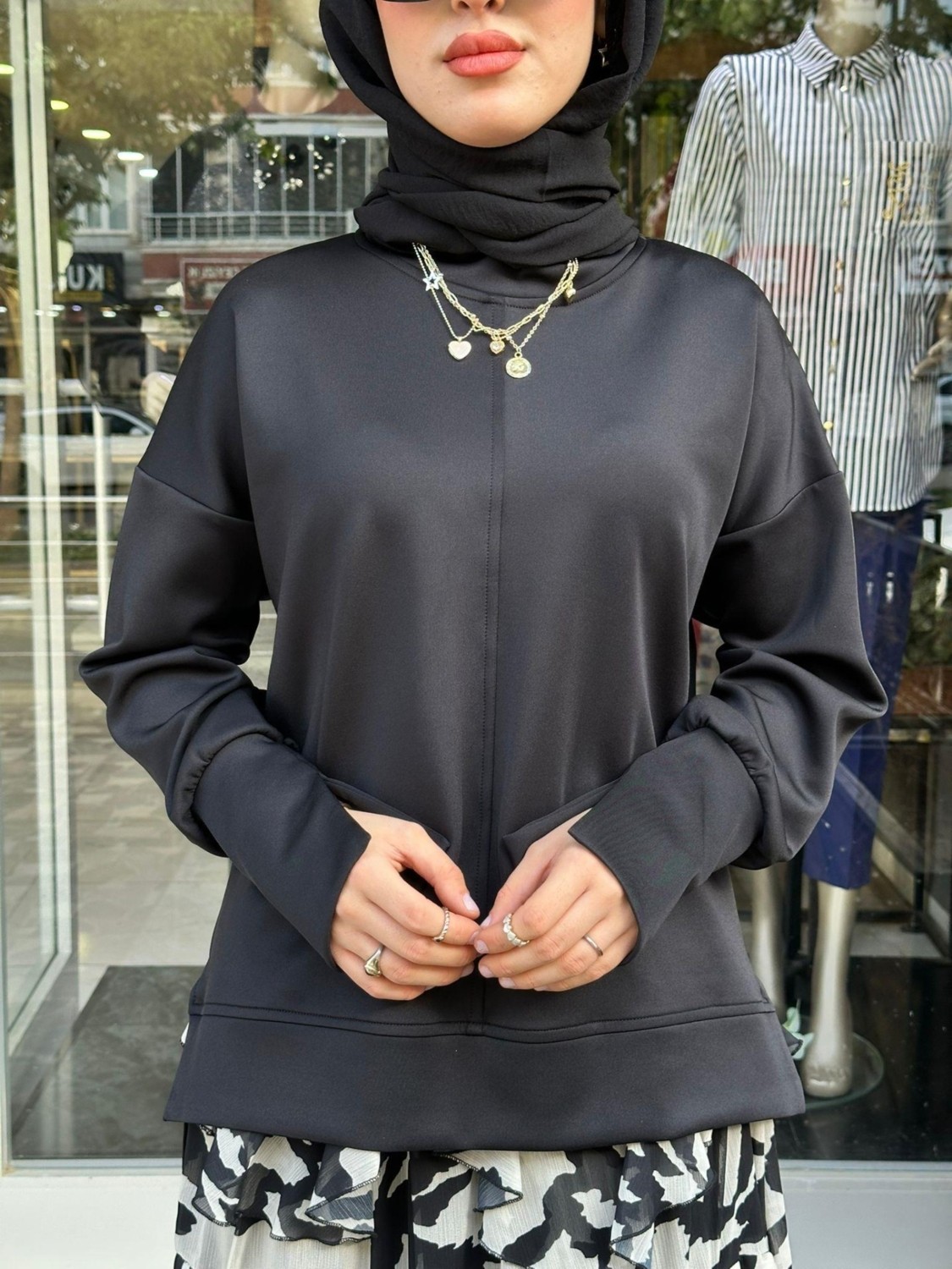 Missemramiss 4872 Scuba Tunik Bluz görsel 2