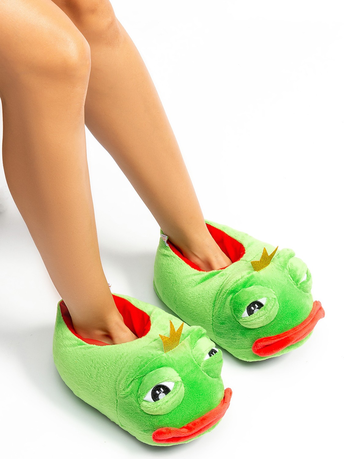 Twigy Frog Unisex Hayvanlı Panduf Yeşil 36/41
