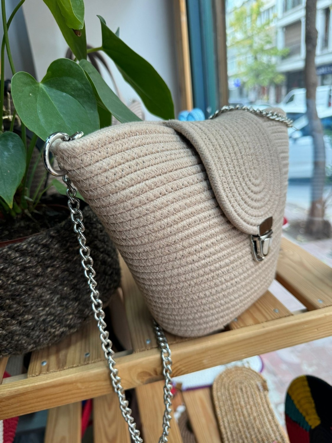 Wicker Rustic Kadın Hasır Çanta