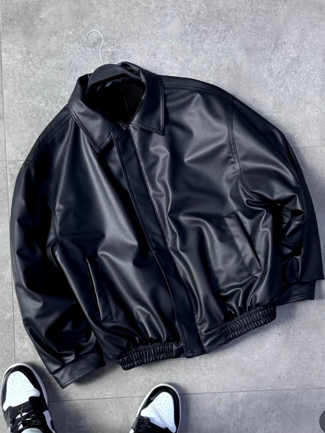 Baselco Street Oversize Deri Ceket