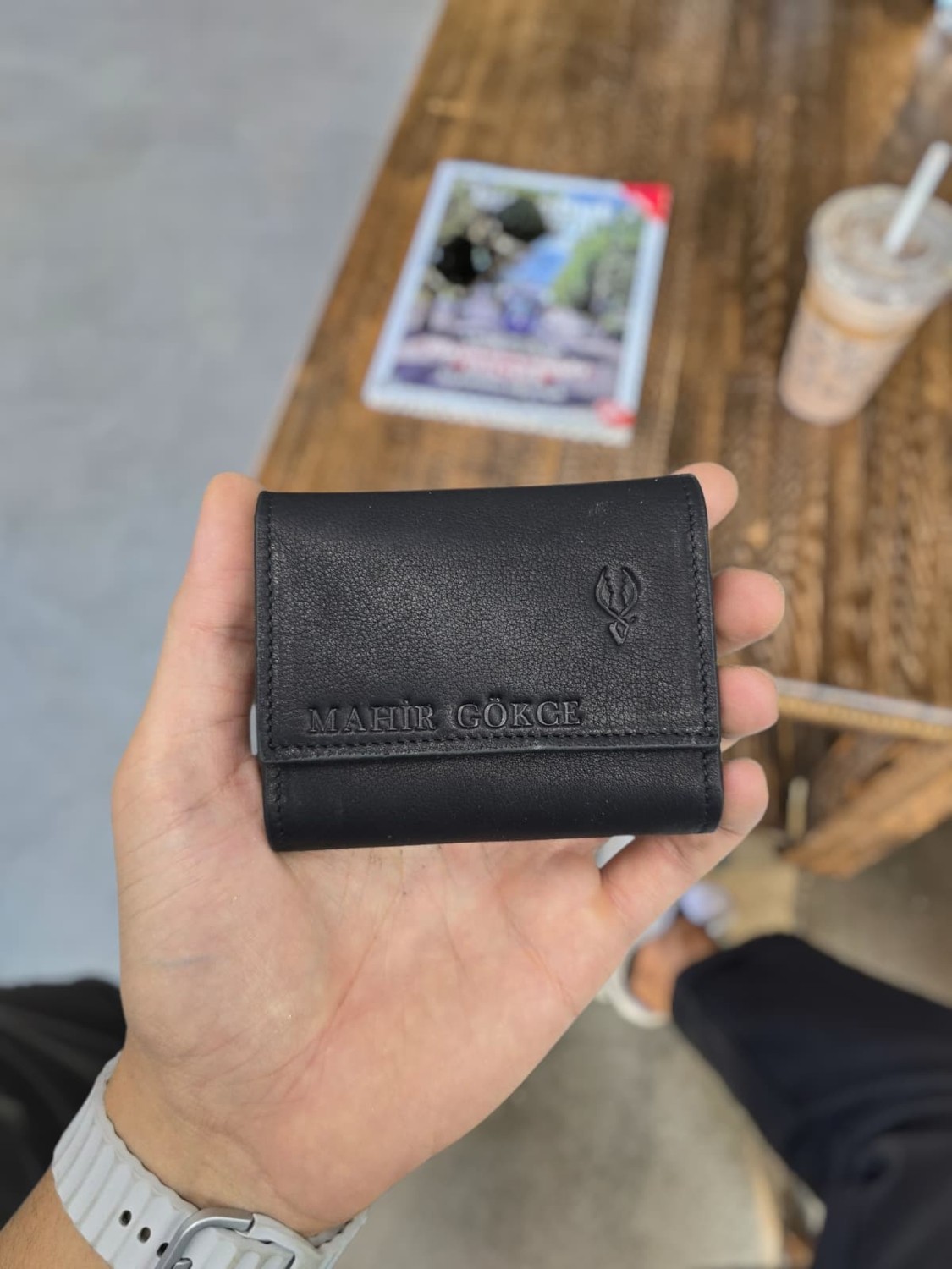 Visso Leather Visso 660 Deri Isme Özel Güçlü Mıknatıs Kilitli Akordeon Yelpaze Kartlık Cüzdan Erkek Kadın Çanta Kişiye Özel görsel 8