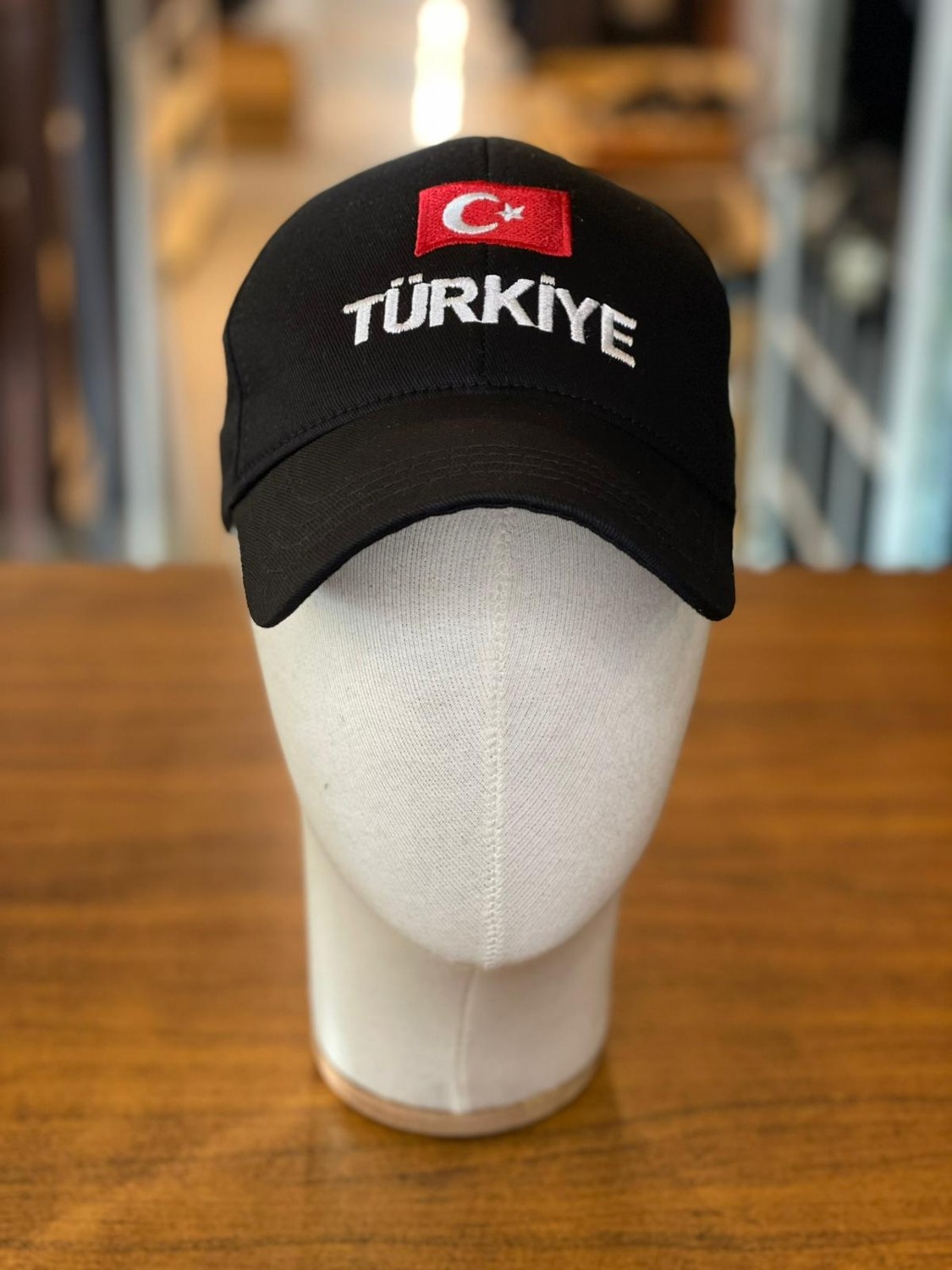 Hamze Türkiye Bayrak Nakışlı Unisex Pamuklu Cap Şapka görsel 2