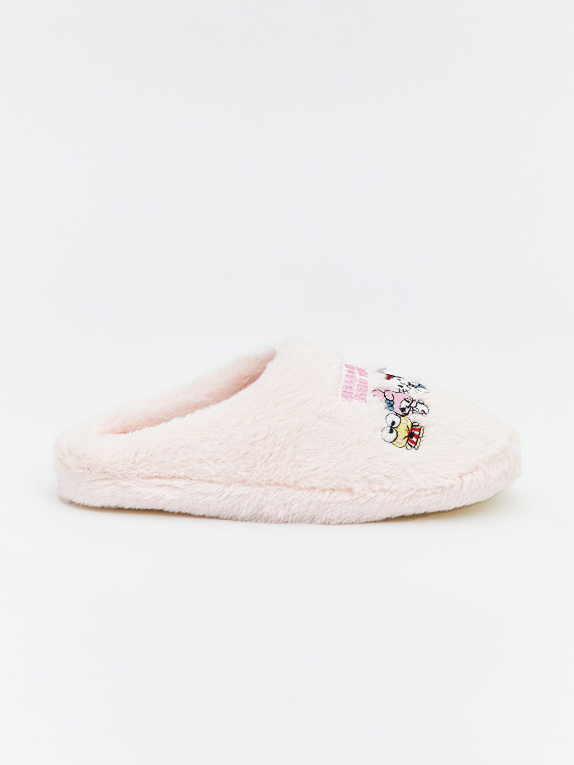 LC Waikiki Yeni Sezon Hello Kitty Nakışlı Pelüş Kız Çocuk Ev Terliği görsel 2
