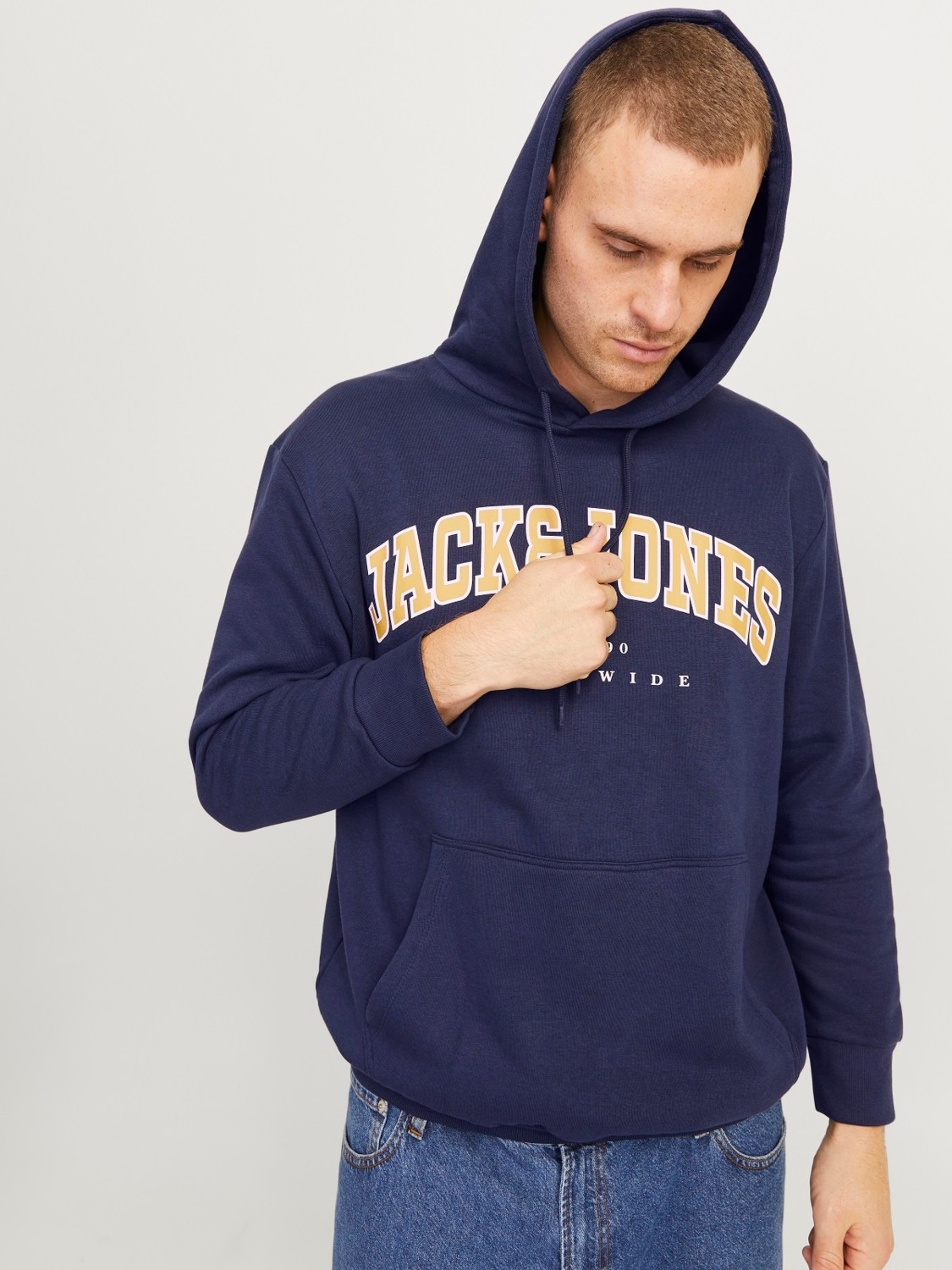 Jack & Jones Jack Jones 3xl 4xl 5xl 6xl Erkek Büyük Beden Sweatshirt 12258867 görsel 2