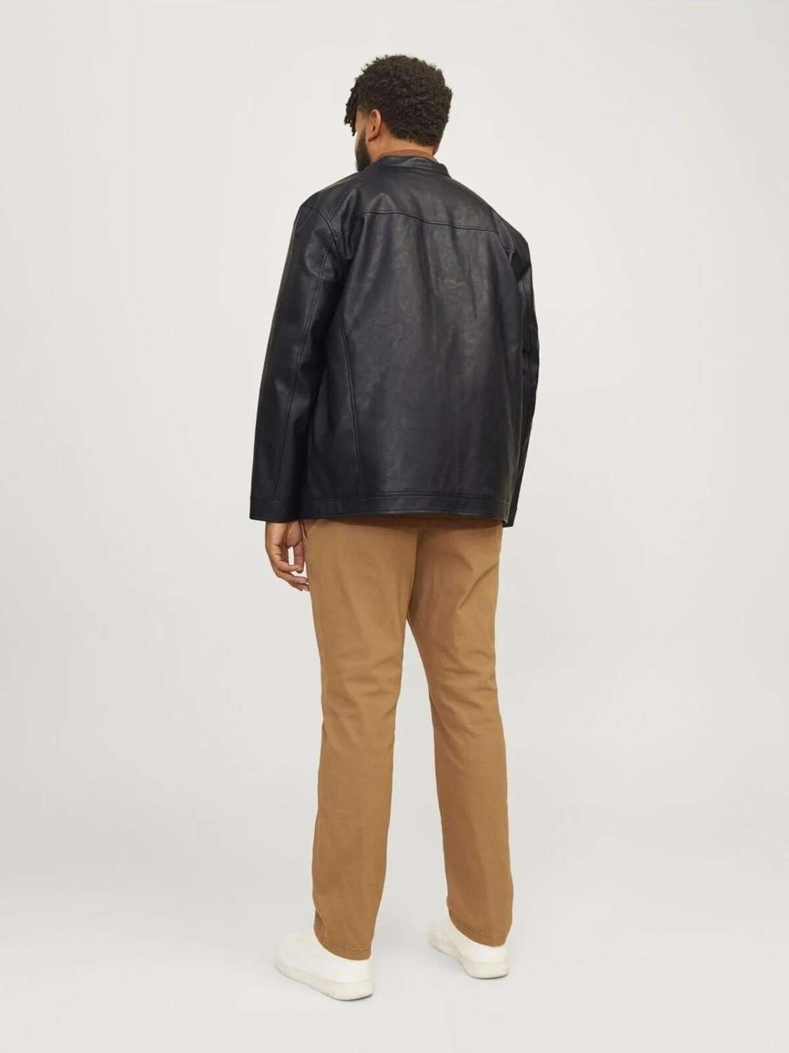 Jack & Jones Jack Jones Dylan Clean Pu Büyük Beden Erkek Ceket 12264095 görsel 3