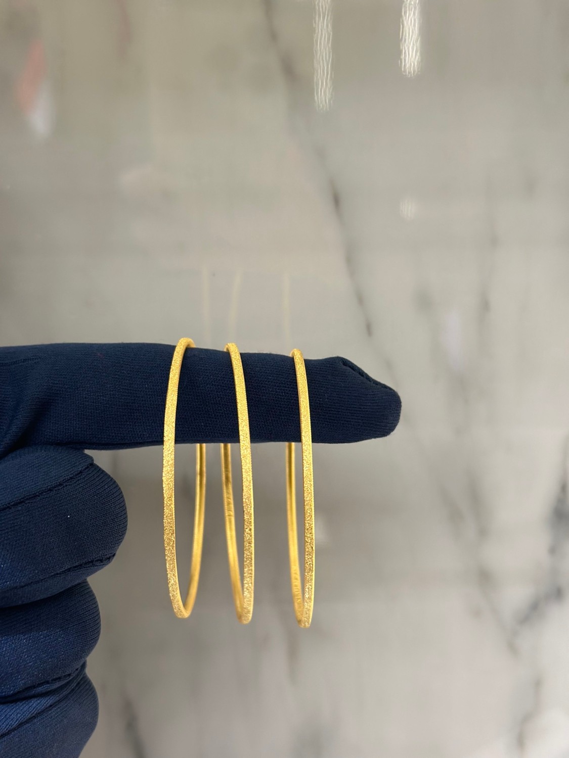 Tekin Kuyumculuk 10 gr (Gram) Yatırımlık Simli Ajda Bileziği 22 Ayar Altın Yatırımlık