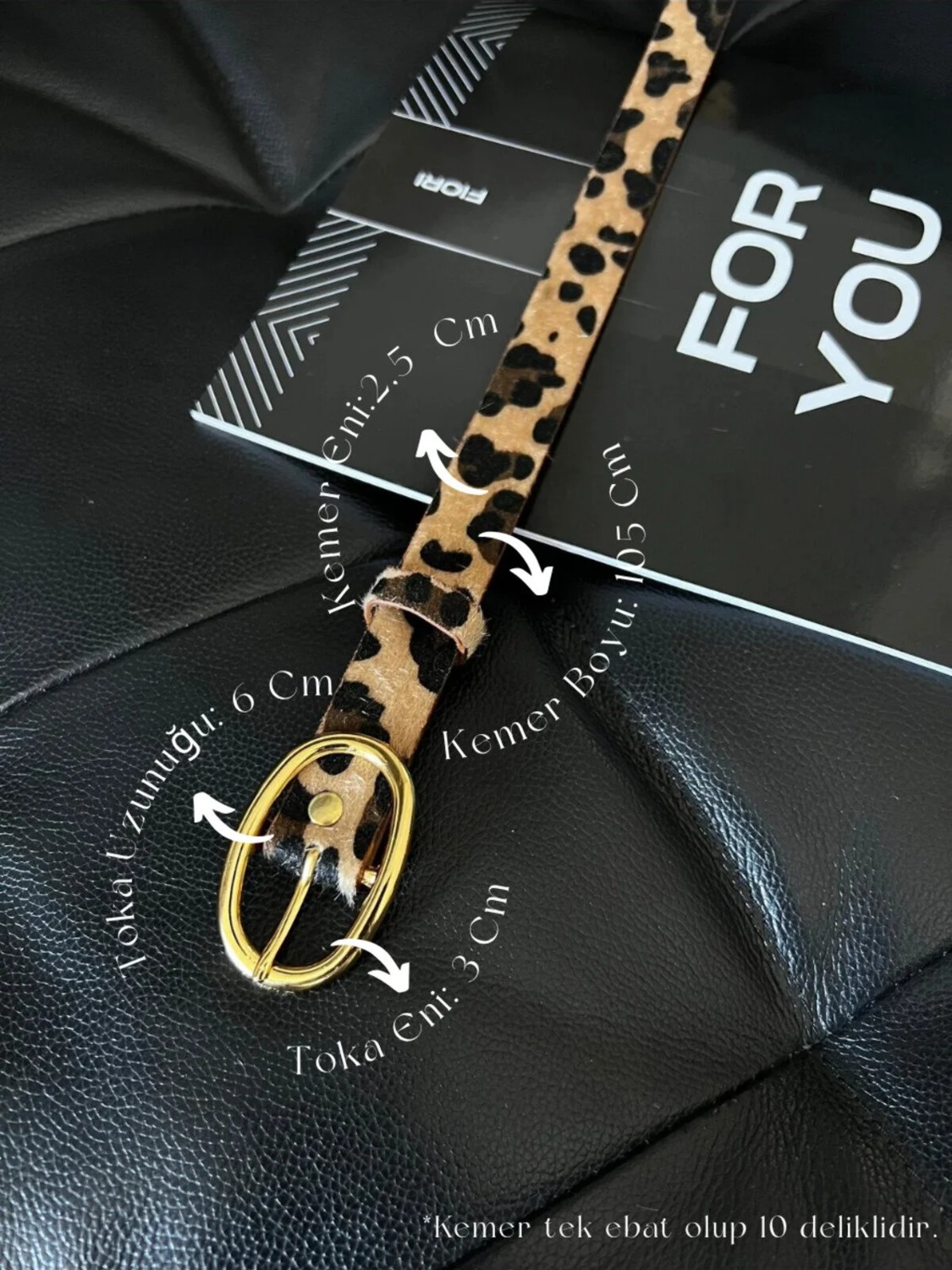 Fiori Oval Tokalı Kadın Kemer