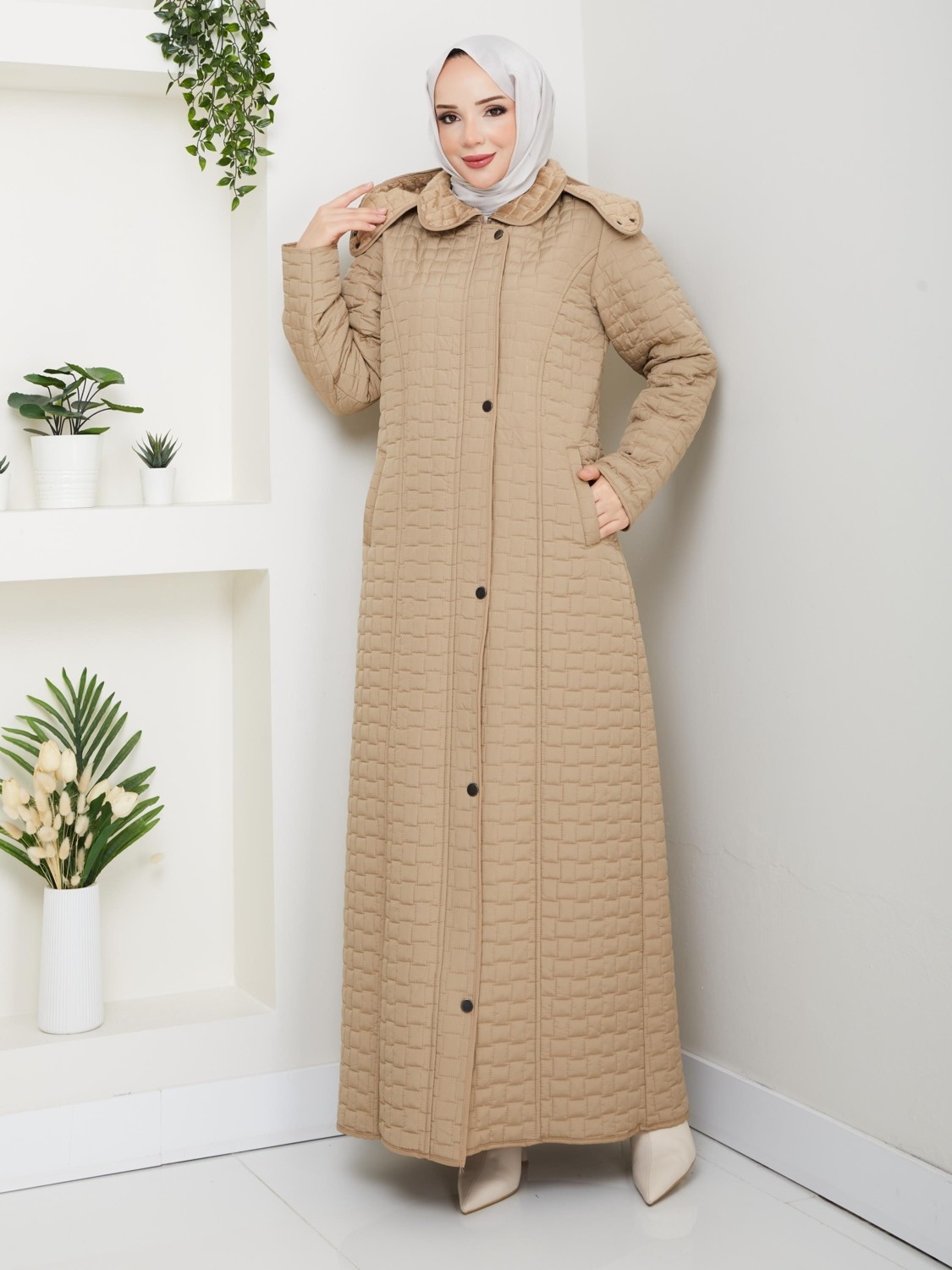 Eslemnur 140CM İÇİ VELBOALI KAPİTONE MONT