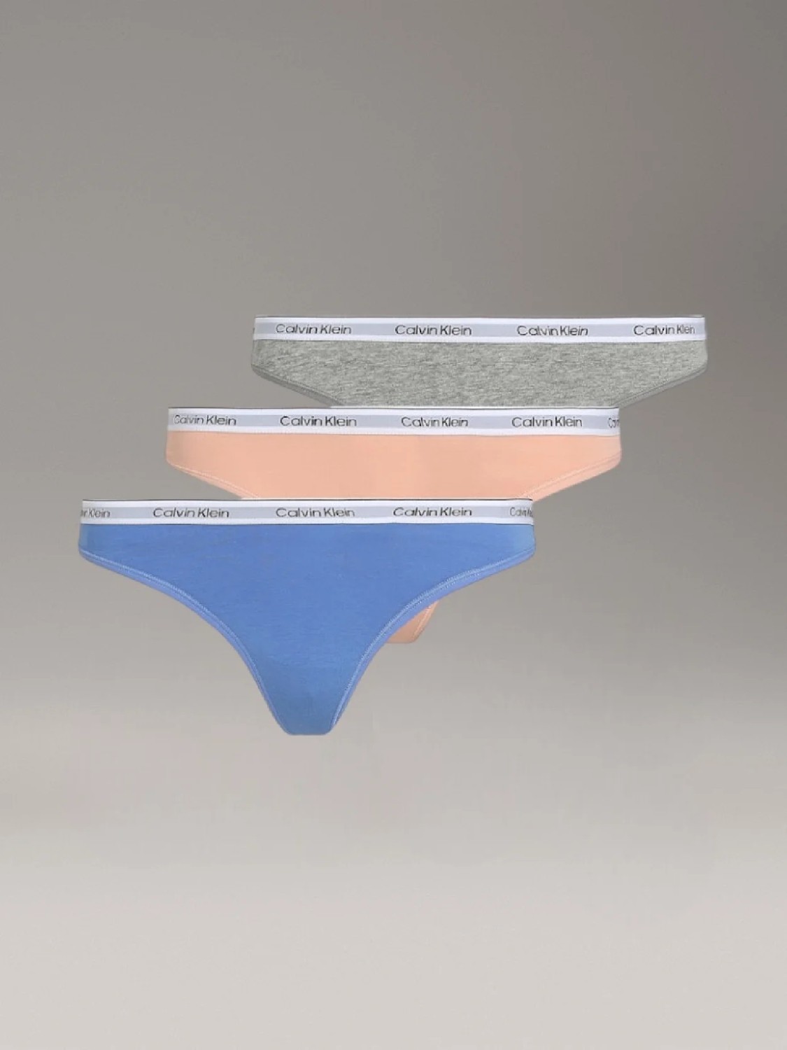 Calvin Klein Kadın Marka Logolu Rahat Kesim Mavi - Pembe Boxer 000QD5209E-W9G
