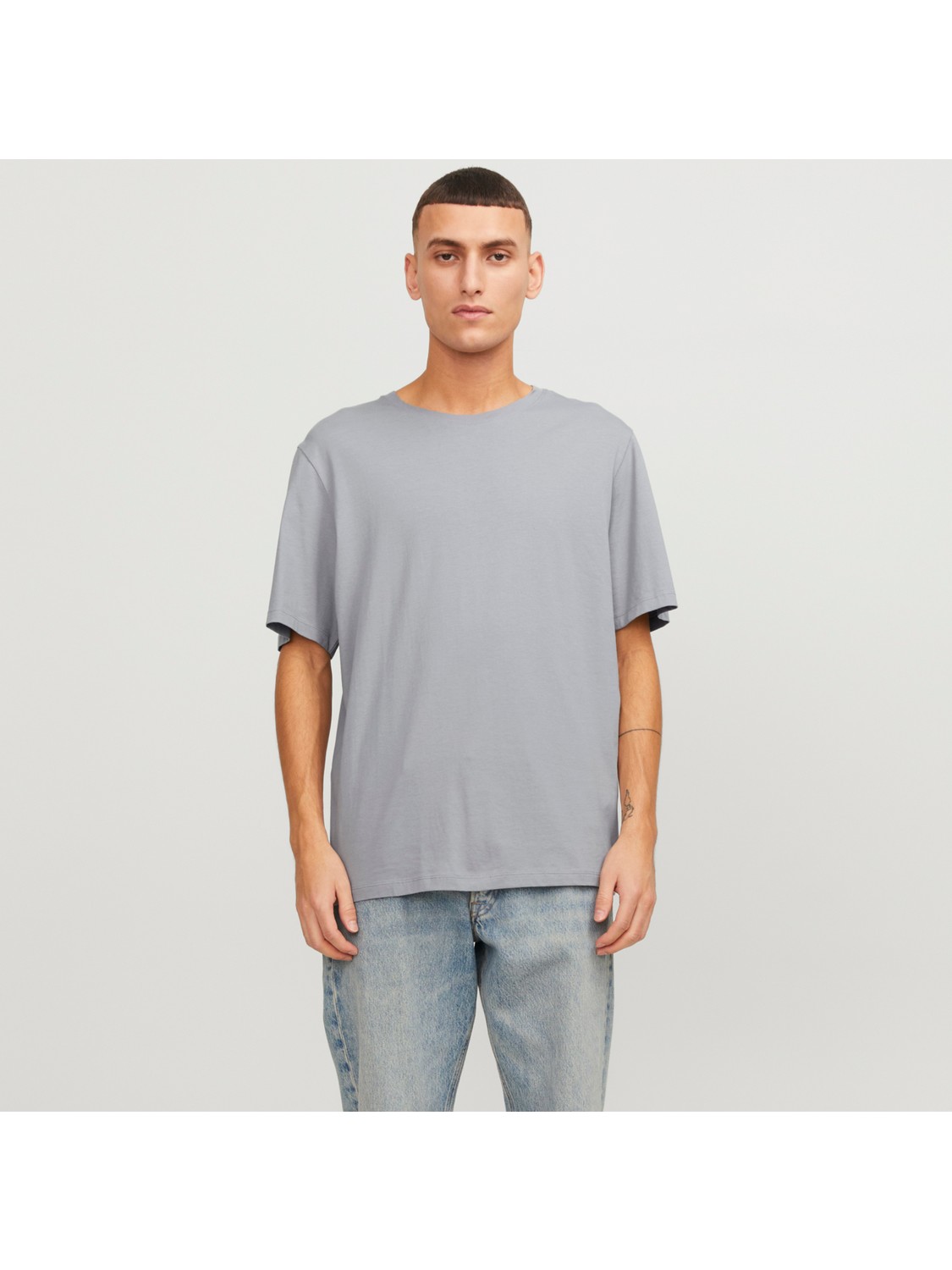 Jack & Jones Jjeorganic Basic Tee Ss O-Neck Noos Erkek T-Shirt görsel 7