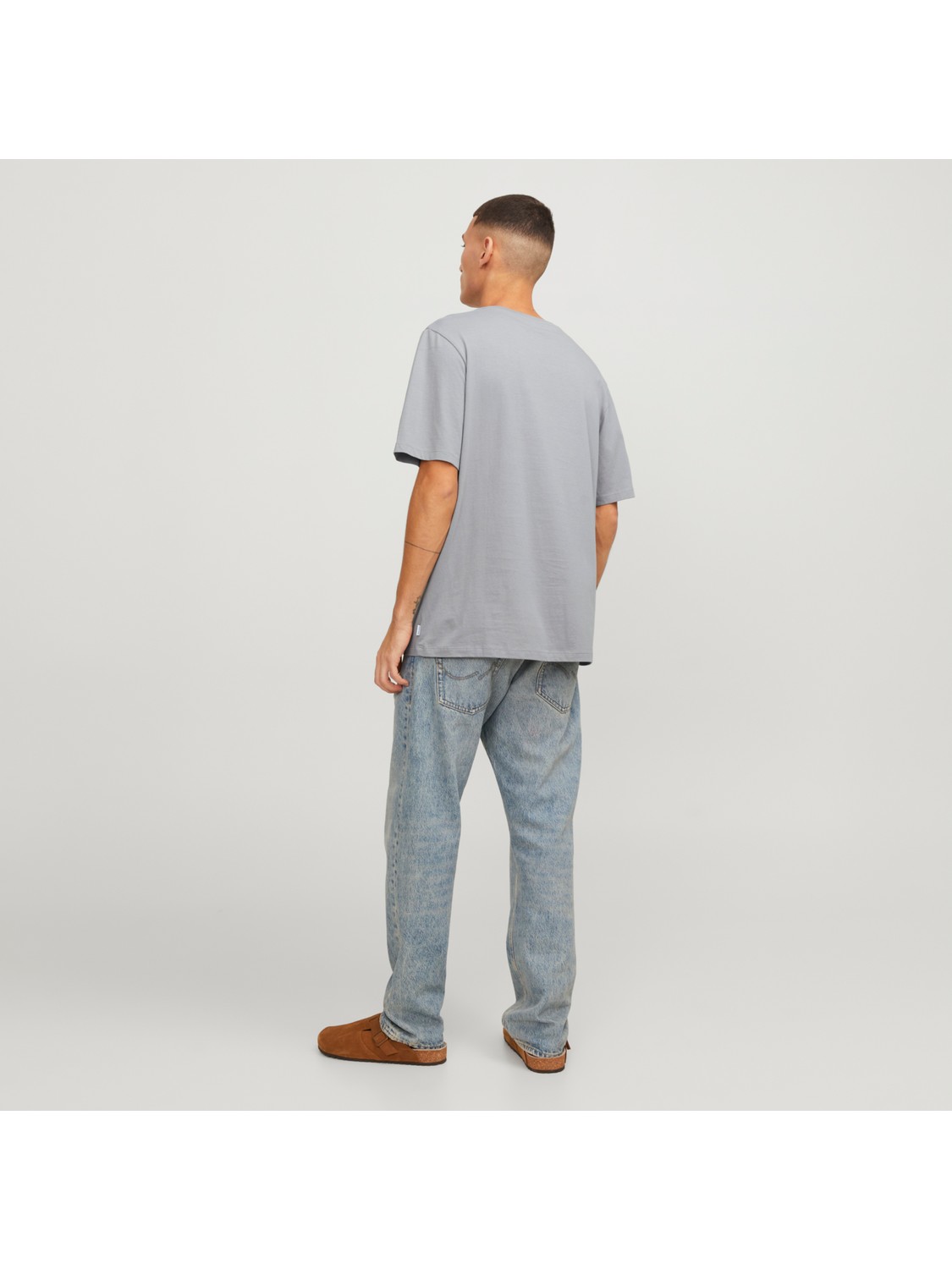Jack & Jones Jjeorganic Basic Tee Ss O-Neck Noos Erkek T-Shirt görsel 8