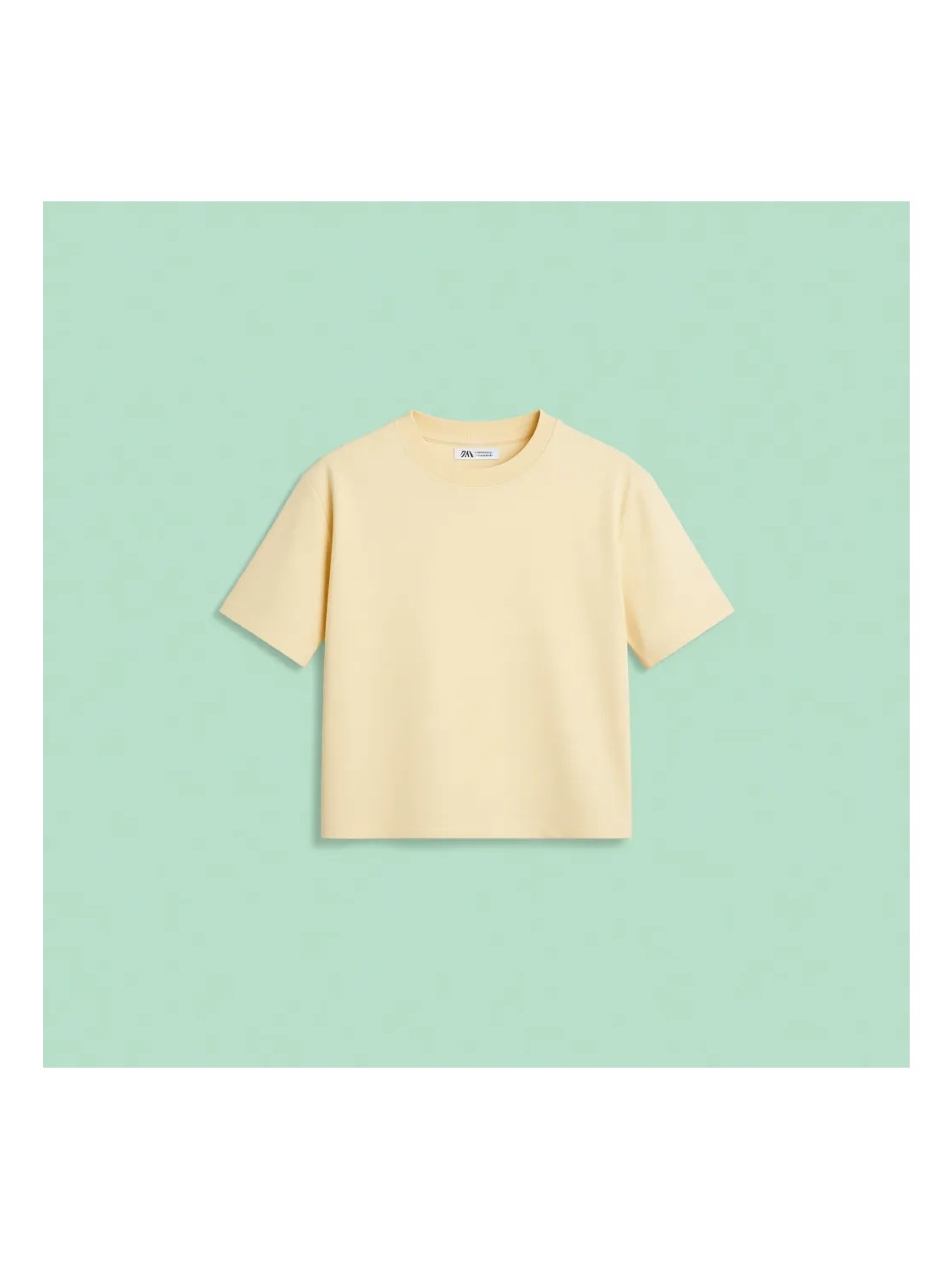 Dilvin 30312 Dekoratif Dikişli Bisiklet Yaka Tshirt-Koyu Kahve görsel 3