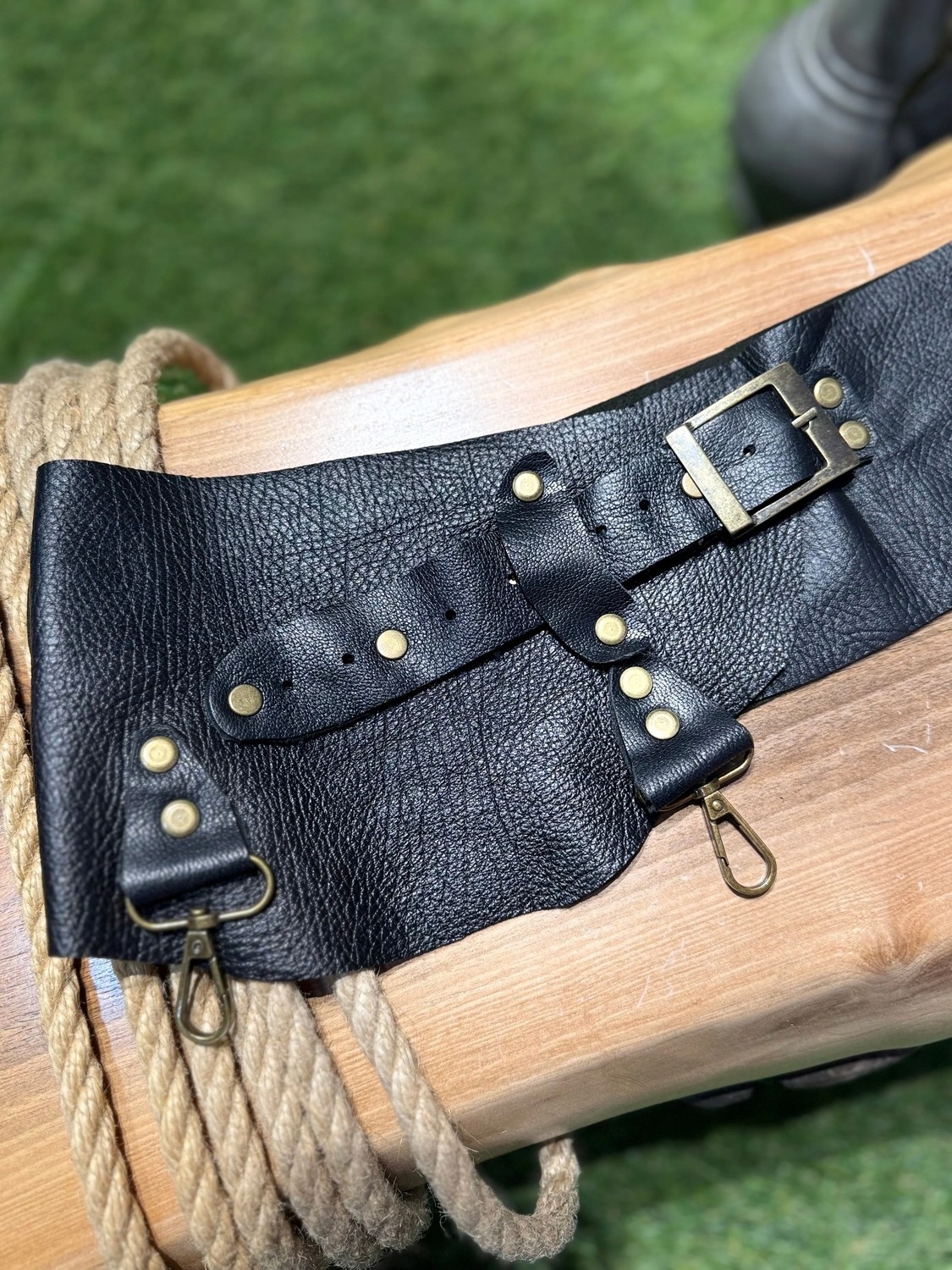 Yılday Gür Butik Calvin Deri Kemer - Çok Fonksiyonlu Kancalı Tasarım Kemer - Standart Beden görsel 2
