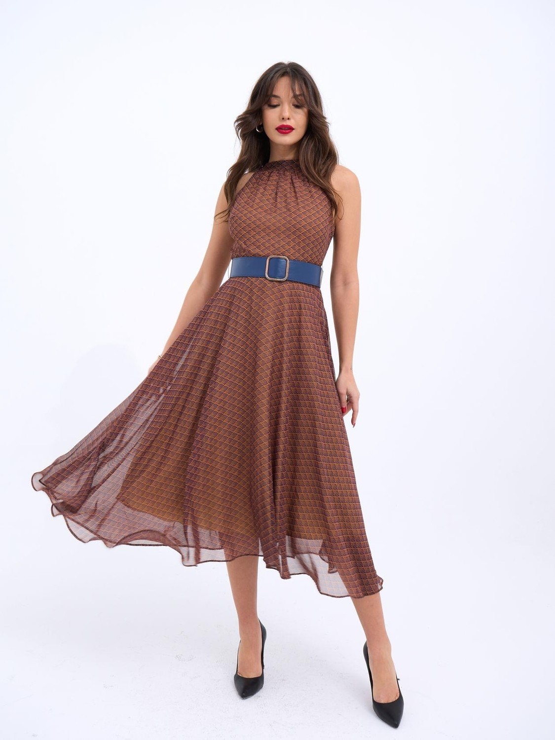Moda Urul Modaurul 5501 Elbise-Napoli görsel 4