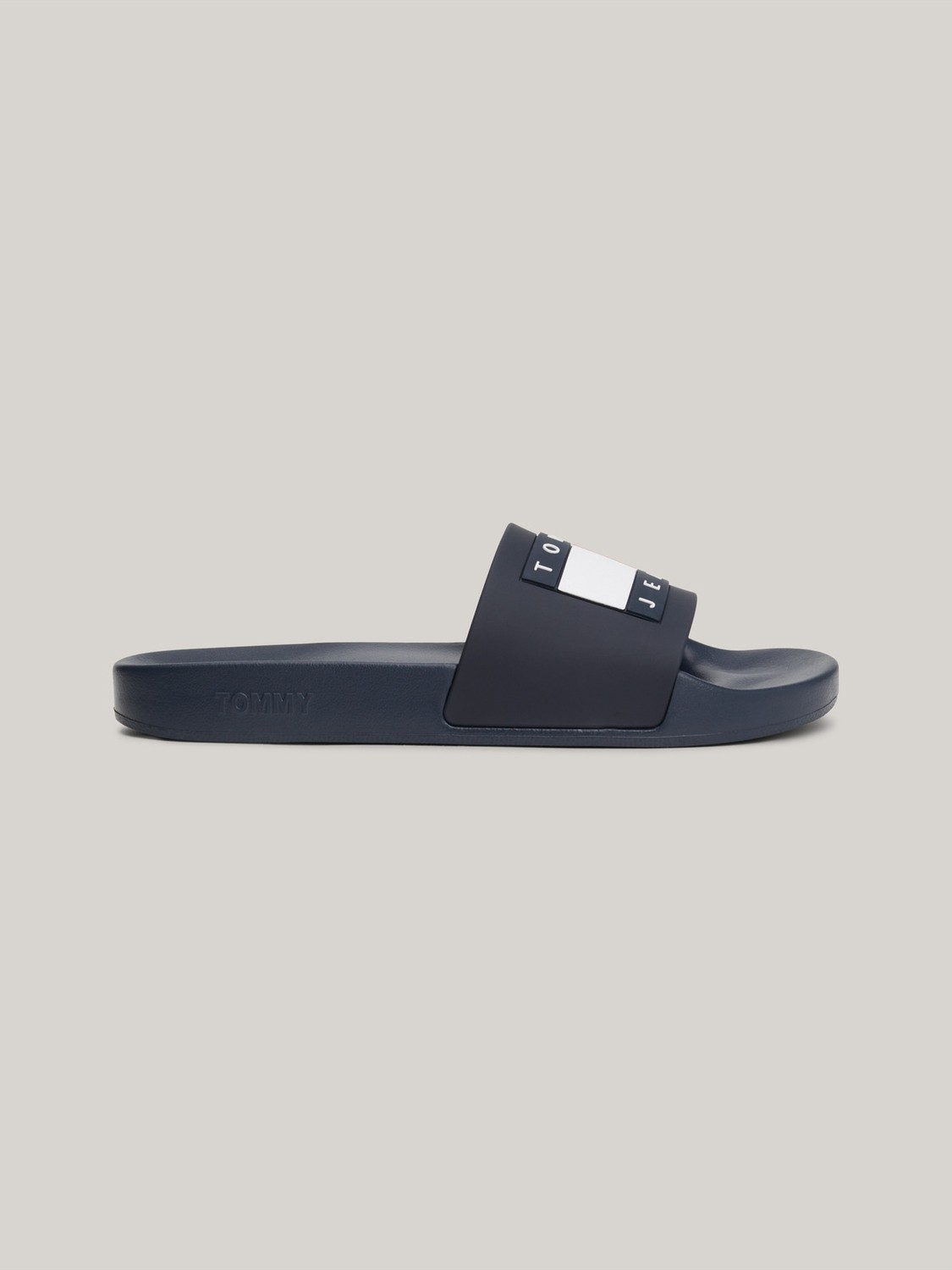 Tommy Hilfiger TOMMY JEANS POOL SLIDE ES Lacivert Erkek Terlik görsel 7