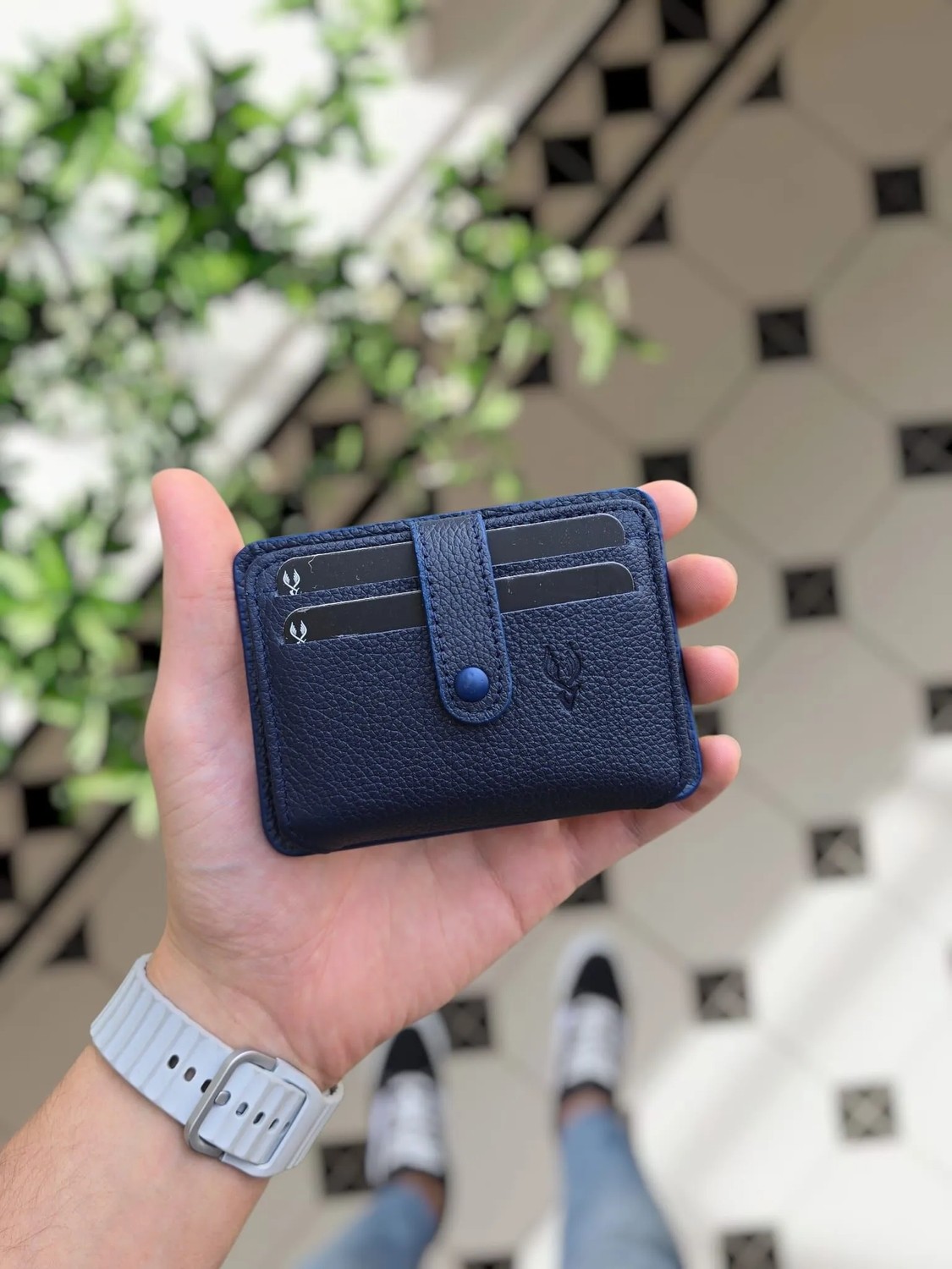 Visso Leather Visso 8600 Hakiki Deri Çıtçıtlı Akordeon Kartlık Kimlik ve Kağıt Para Bölmeli Kişiye Isme Özel Bay Bayan Çanta Yeni Ürün