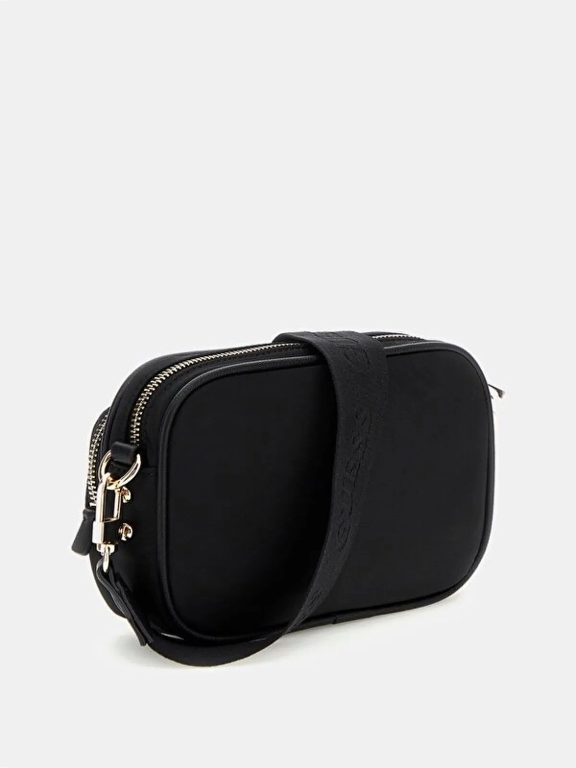 Guess Gemma Saffiano Mini Omuz Çantası Siyah Poliüretan Malzeme İle Şık Ve Ergonomik Tasarım görsel 6