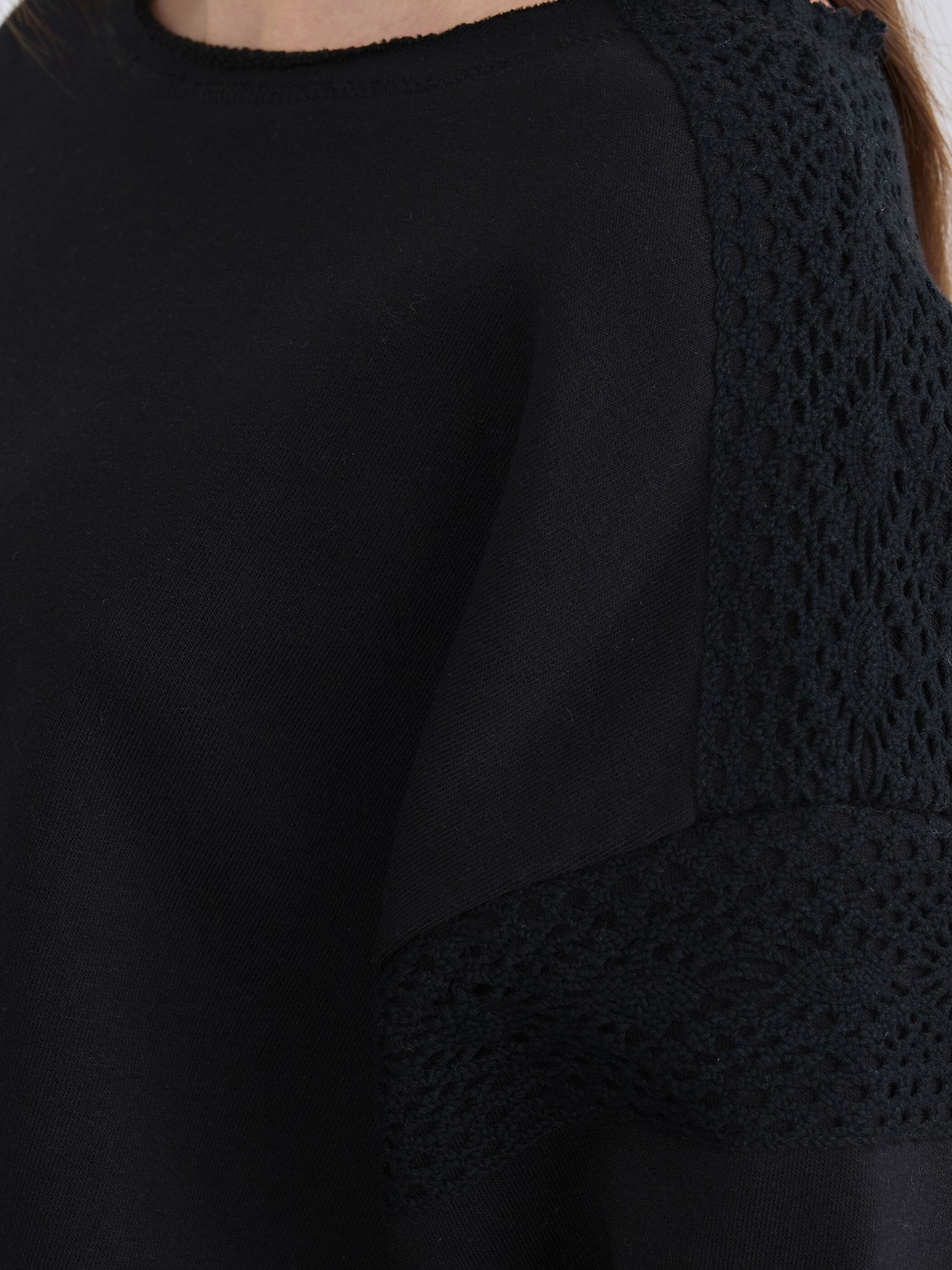 Soulife Petite Bisiklet Yaka Kadın Sweatshirt görsel 4