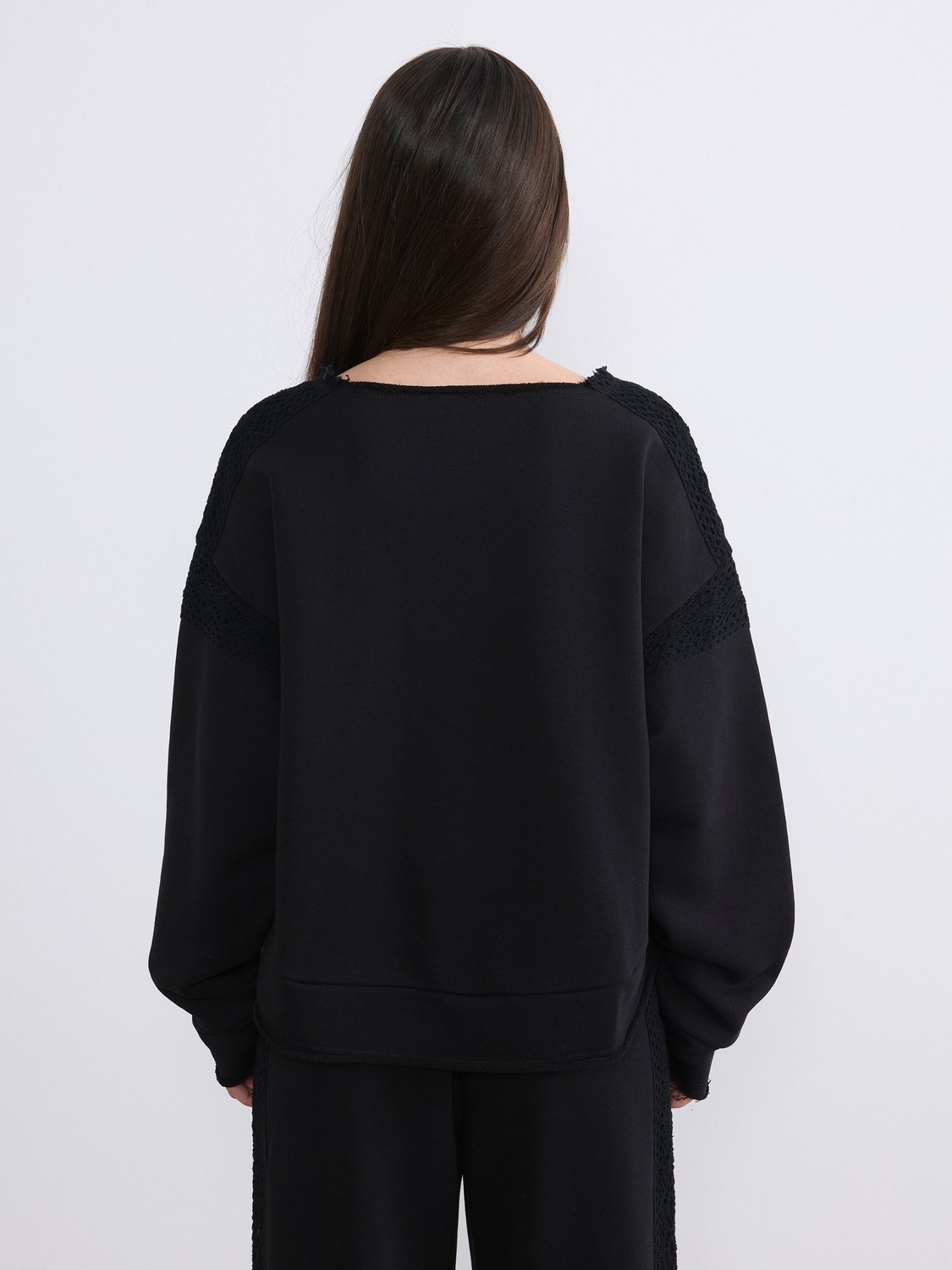Soulife Petite Bisiklet Yaka Kadın Sweatshirt görsel 5