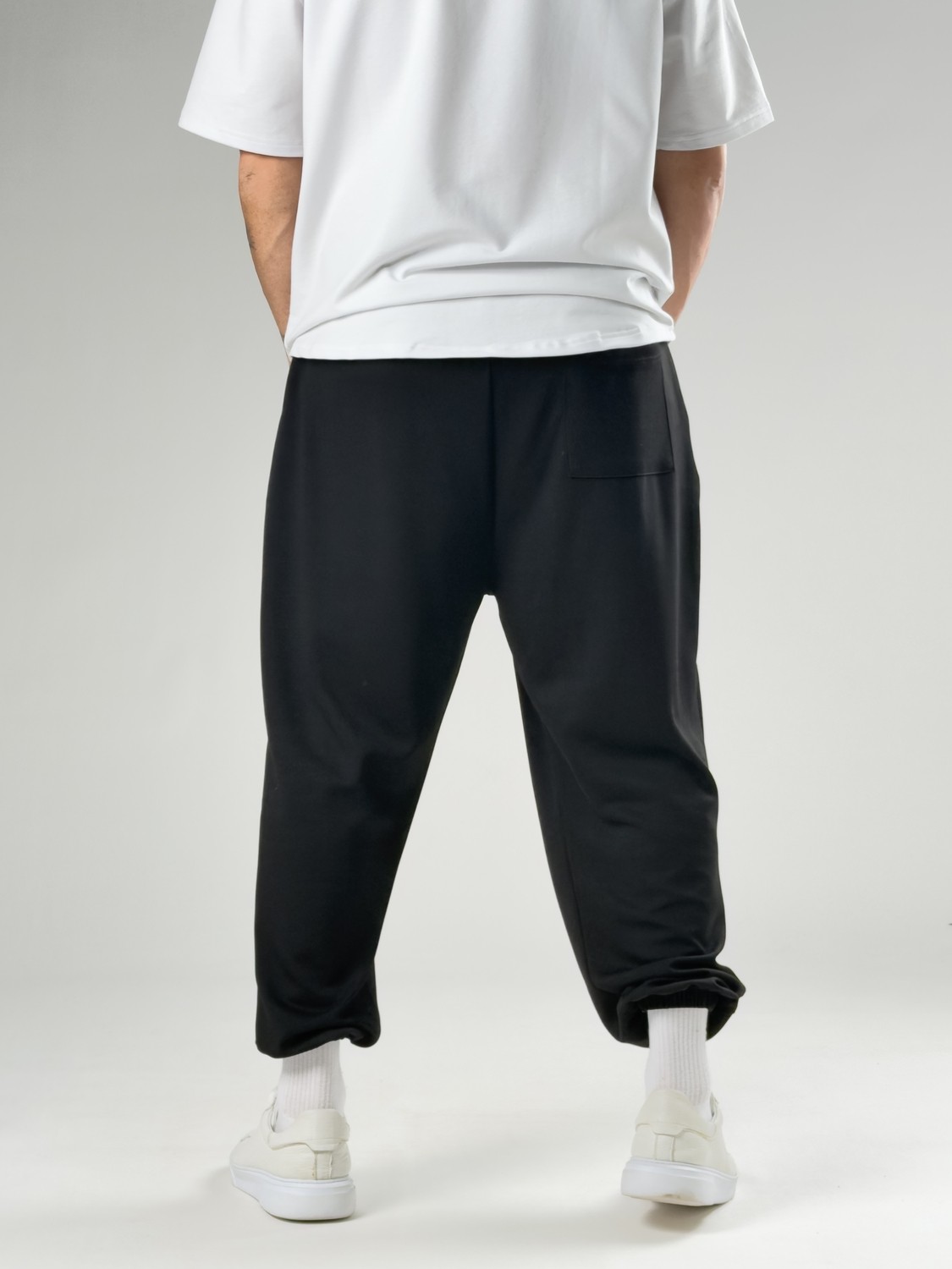 Cocopelli Pileli Siyah Erkek Jogger Pantolon COC2858 görsel 4