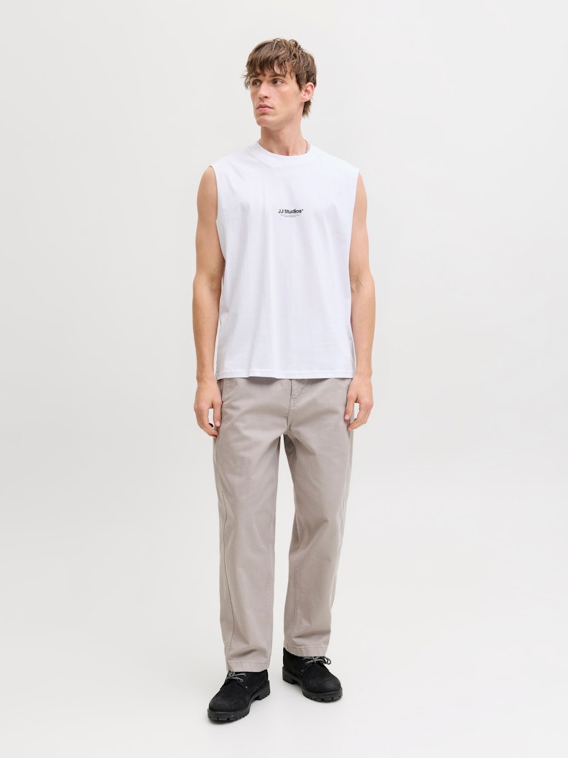 Jack & Jones Soho Erkek Beyaz Atlet (12288001-W) görsel 2