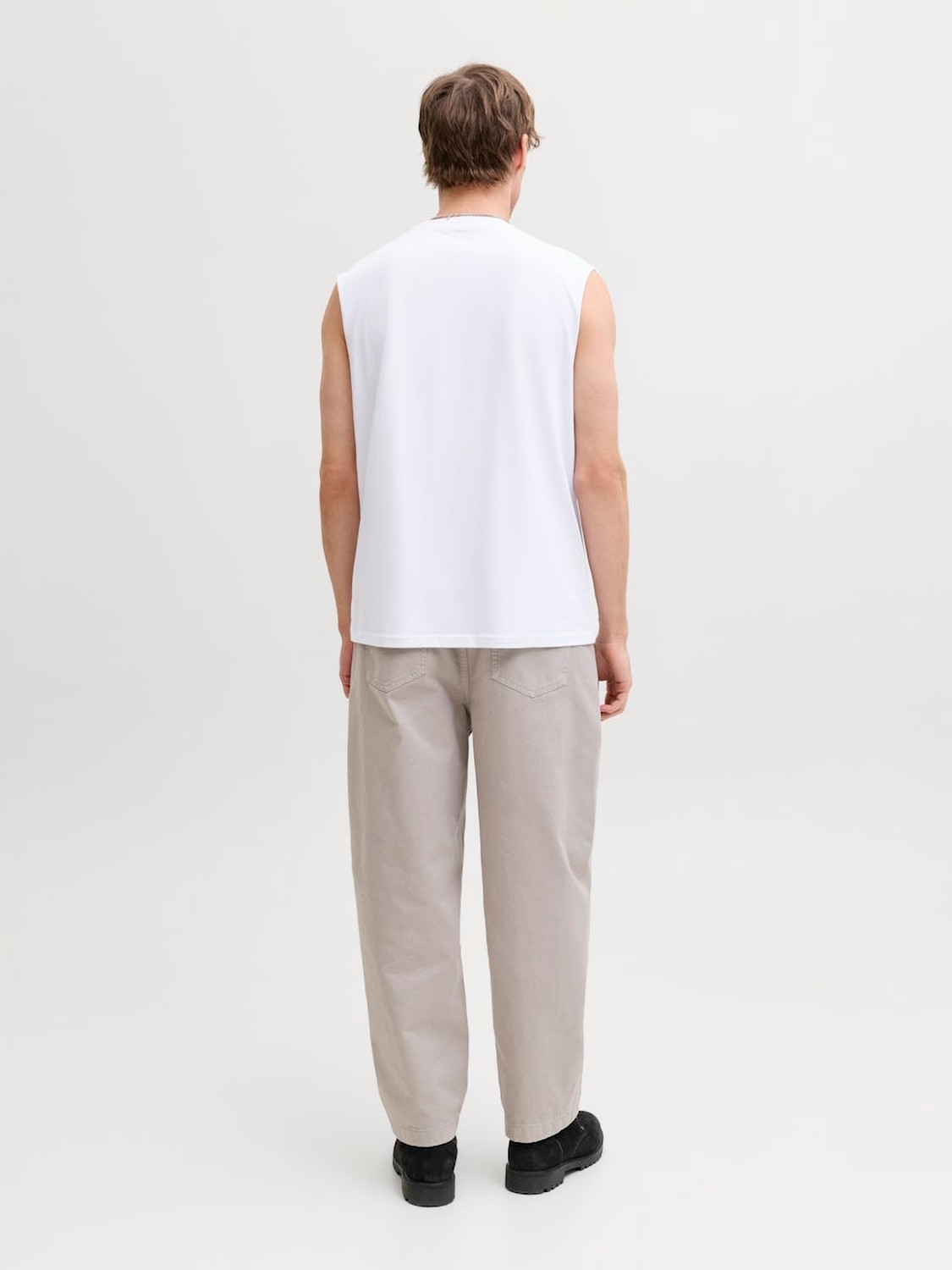 Jack & Jones Soho Erkek Beyaz Atlet (12288001-W) görsel 3