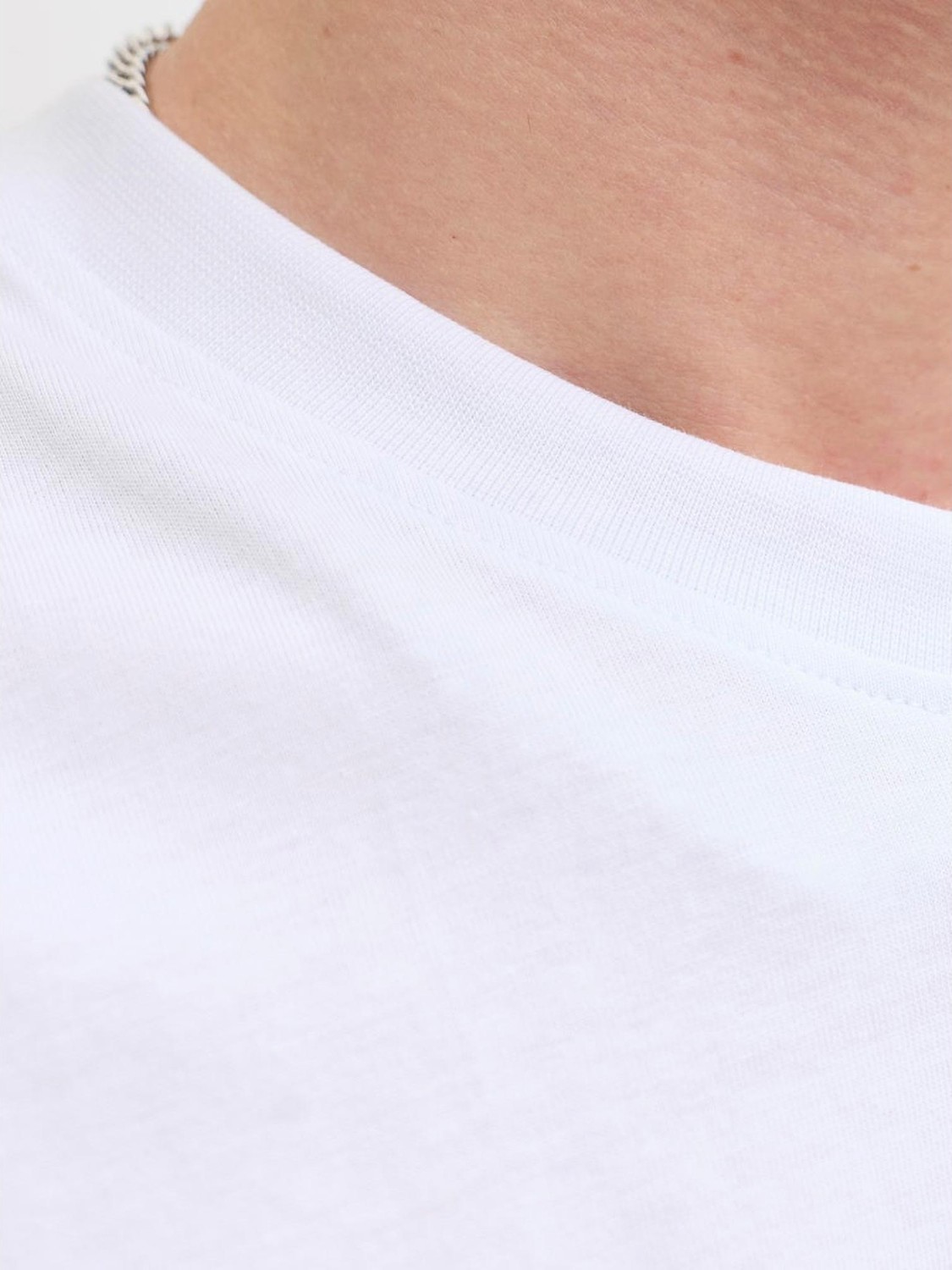 Jack & Jones Soho Erkek Beyaz Atlet (12288001-W) görsel 6