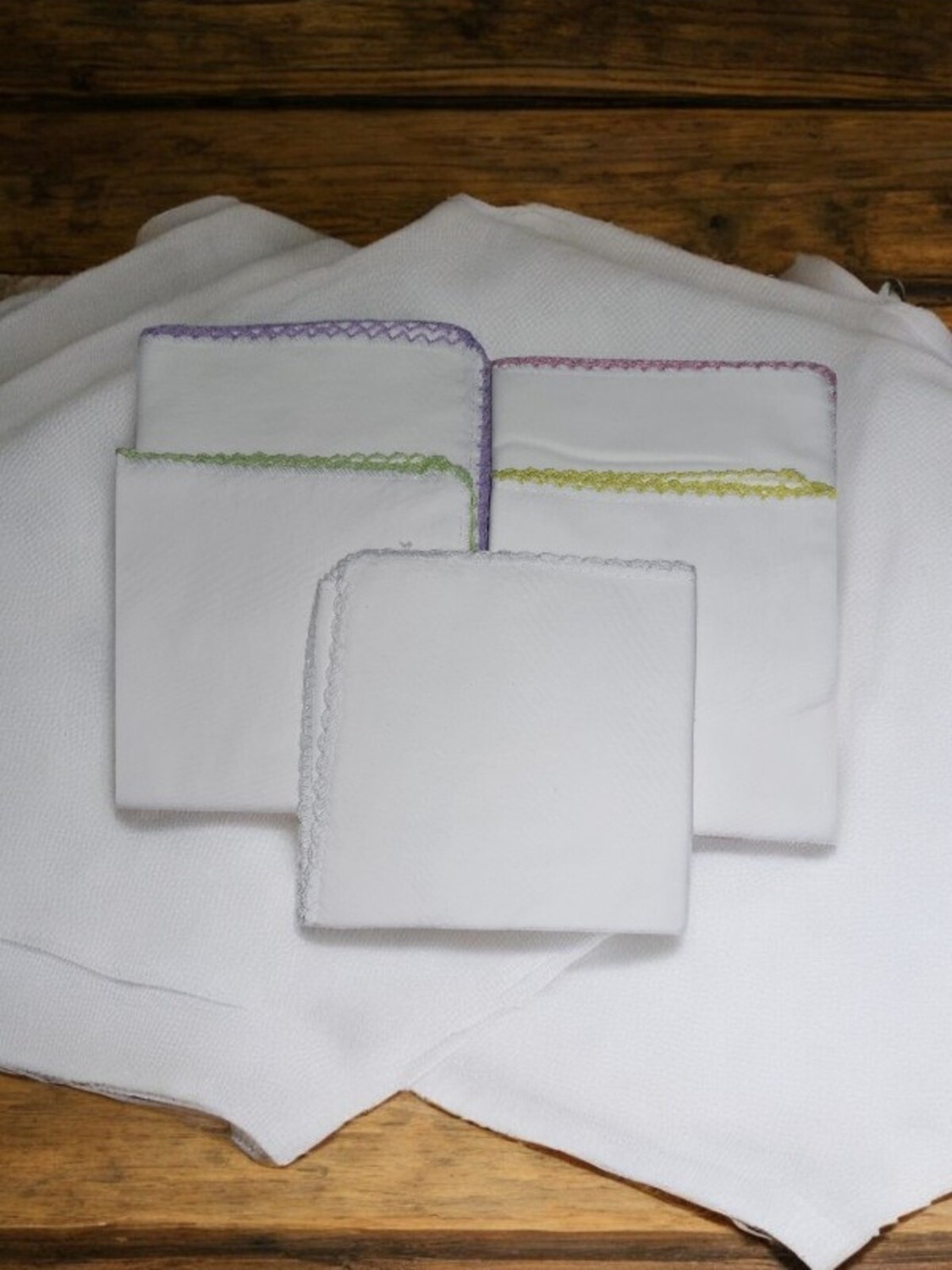 PremiumPort Yumuşak ve Şık Penye Mendil, 10'lu Paket, 28X28 cm