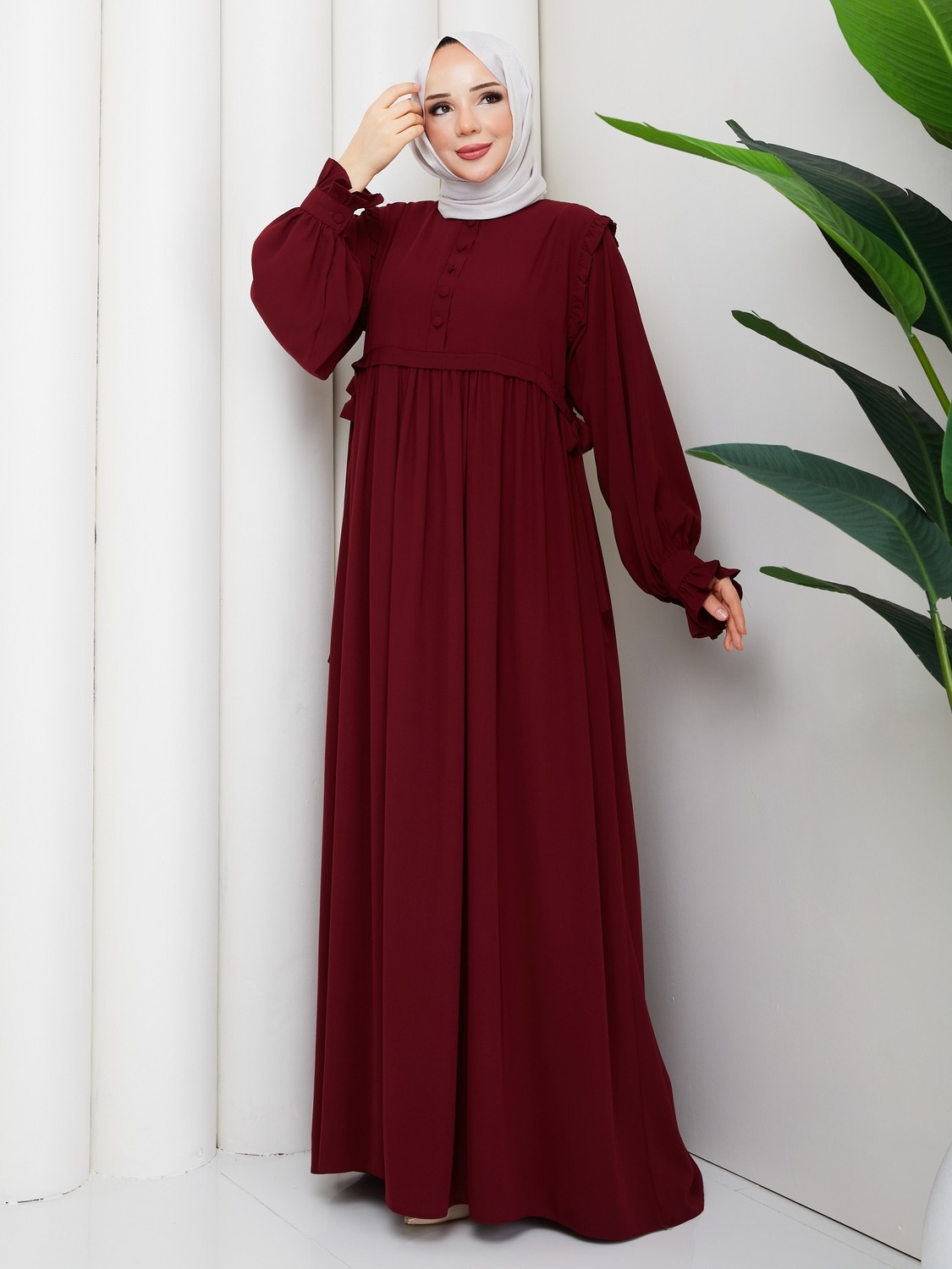 Rüyam Moda Butik Melisa Elbise Mısır Medine Ipeği