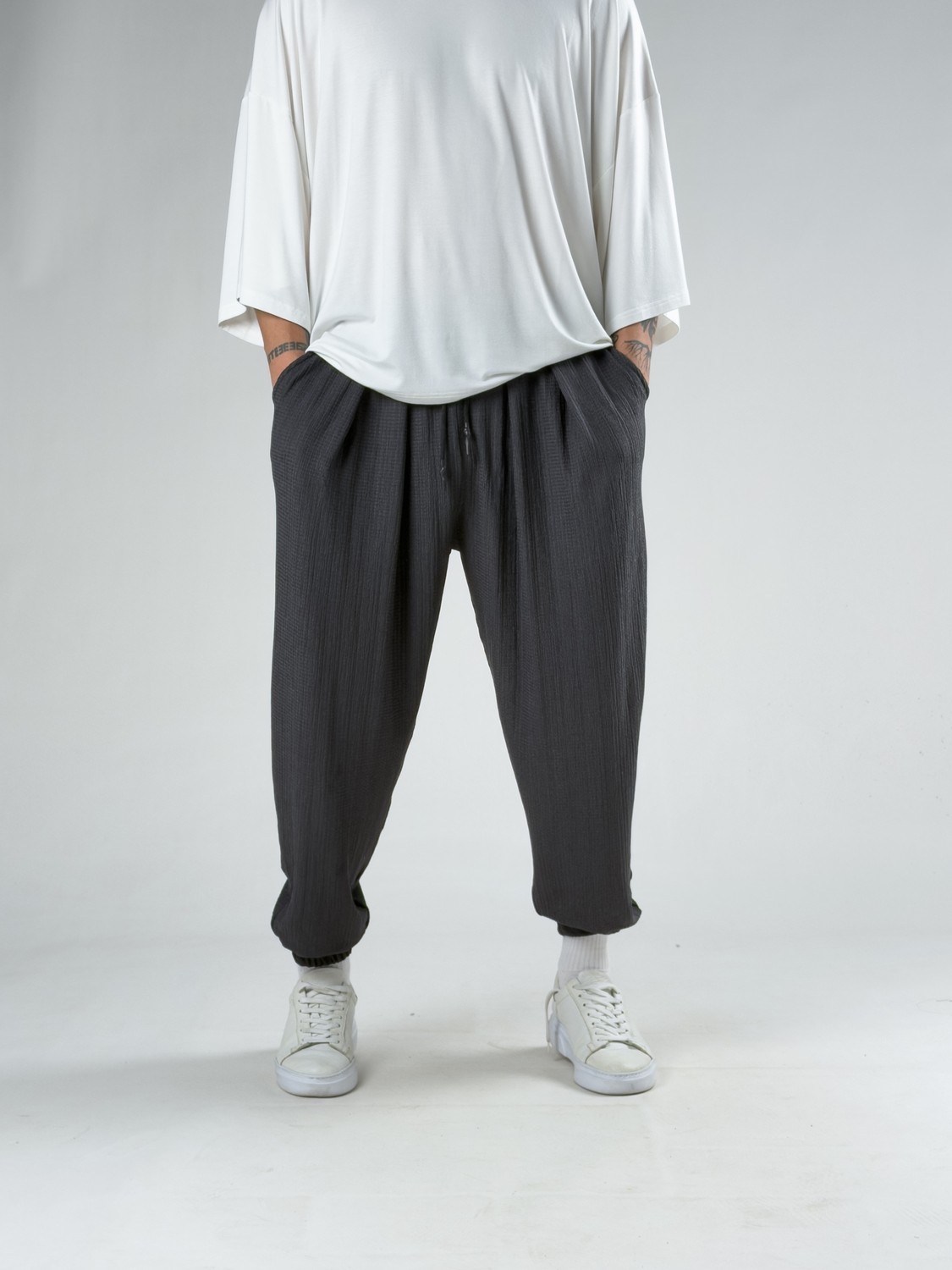 Cocopelli Bürümcük Antrasit Erkek Jogger Pantolon COC3179 görsel 2