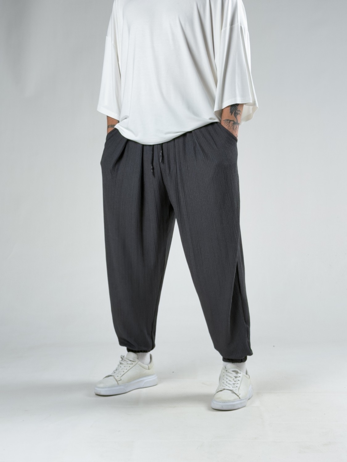Cocopelli Bürümcük Antrasit Erkek Jogger Pantolon COC3179 görsel 3