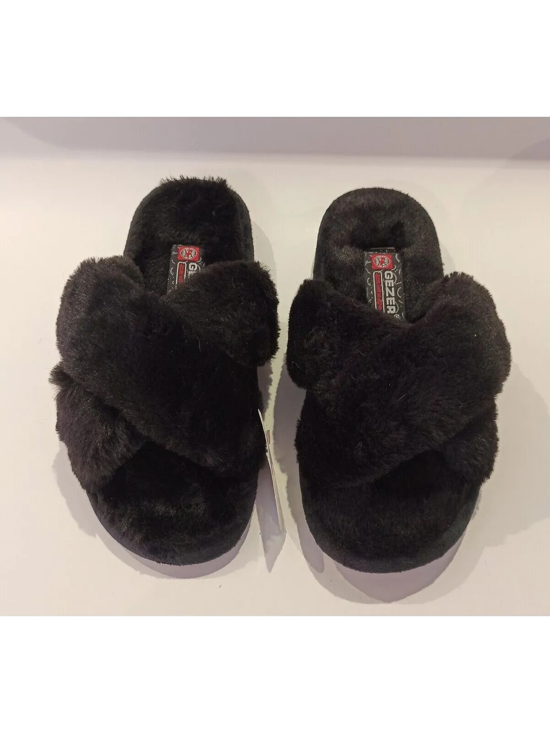 Gezer Sessiz Taban Çapraz Kışlık Peluş Terlik görsel 7