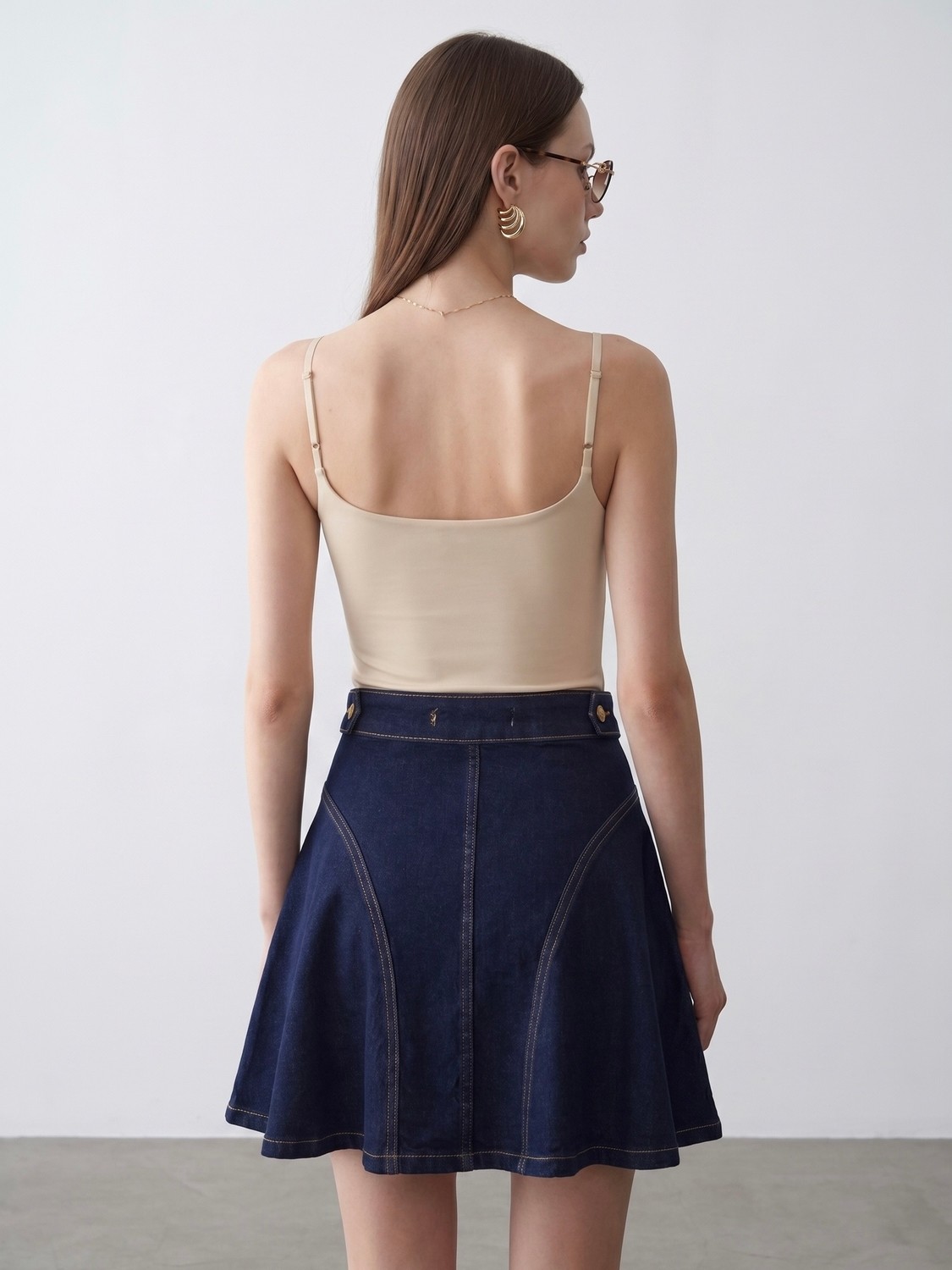 Dilvin 21200 Bra-Free Askılı Top-Taş görsel 2