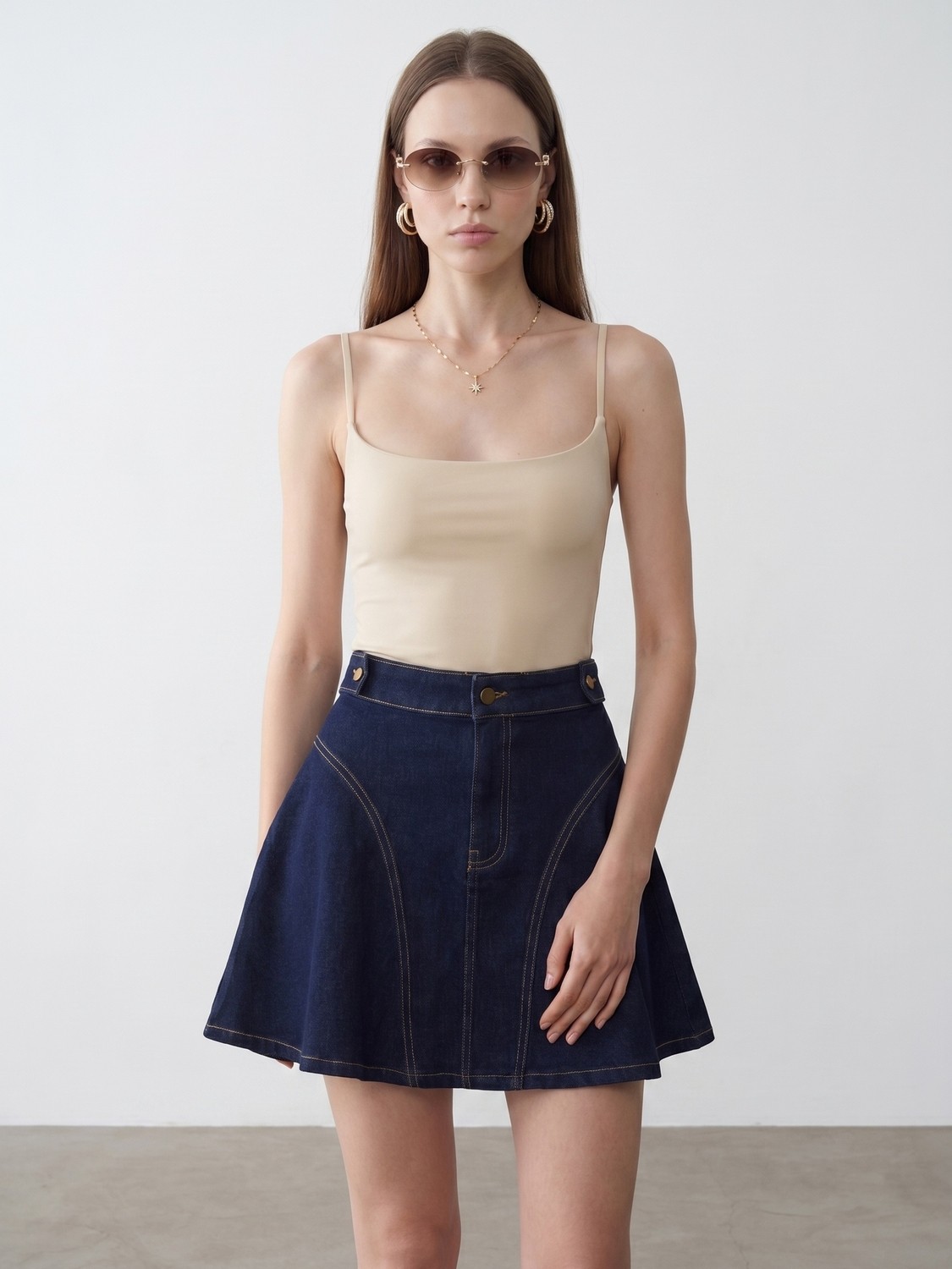 Dilvin 21200 Bra-Free Askılı Top-Taş görsel 4