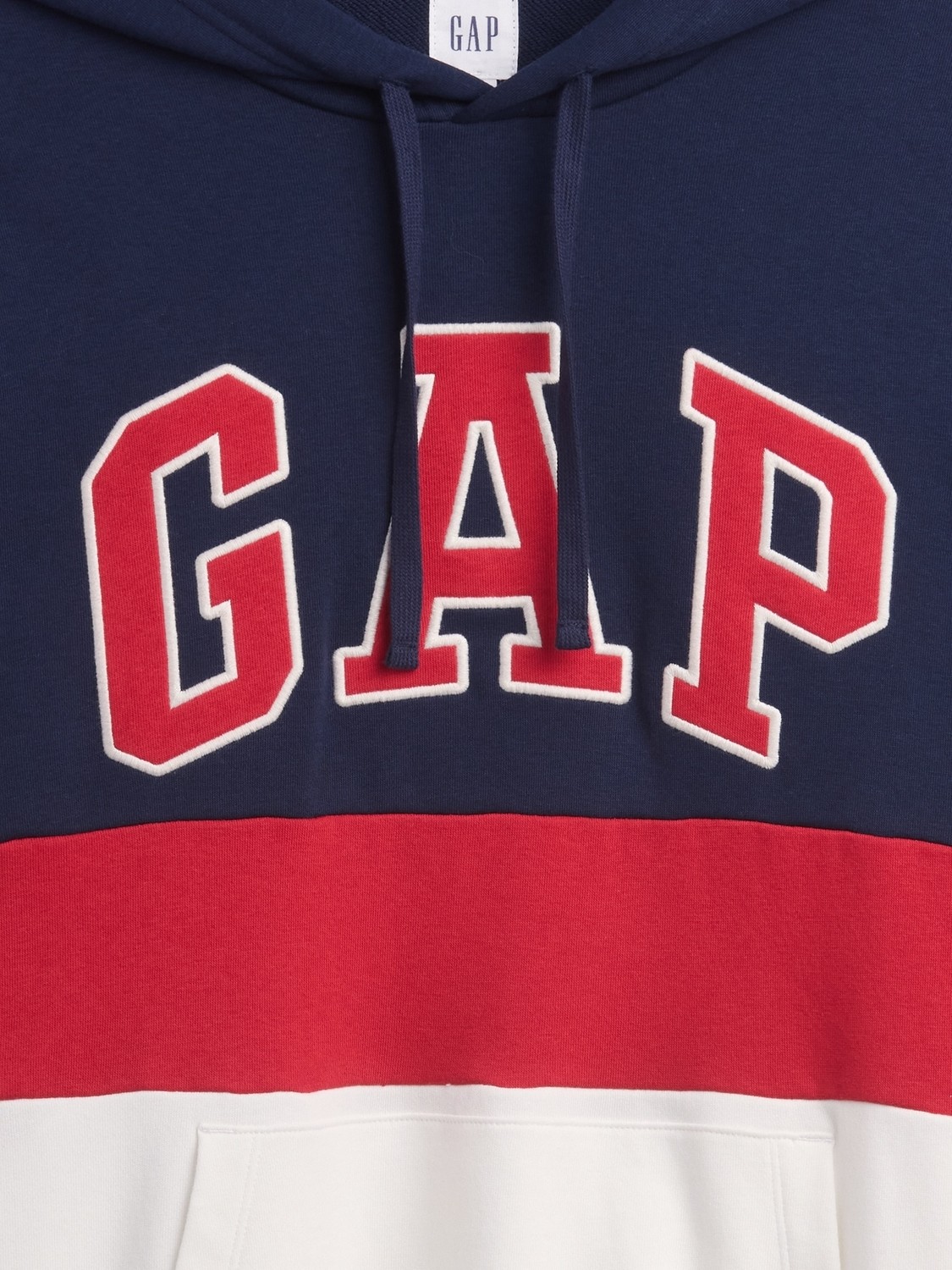 Gap Erkek Lacivert Gap Logo Fransız Havlu Kumaş Sweatshirt görsel 8