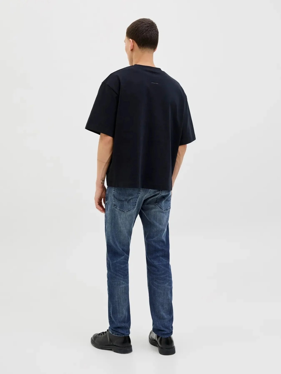 Jack & Jones Düşük Bel Slim Fit Mavi Erkek Denim Pantolon 12278144_JJIGLENN Jjorıgınal Cb 820 görsel 2