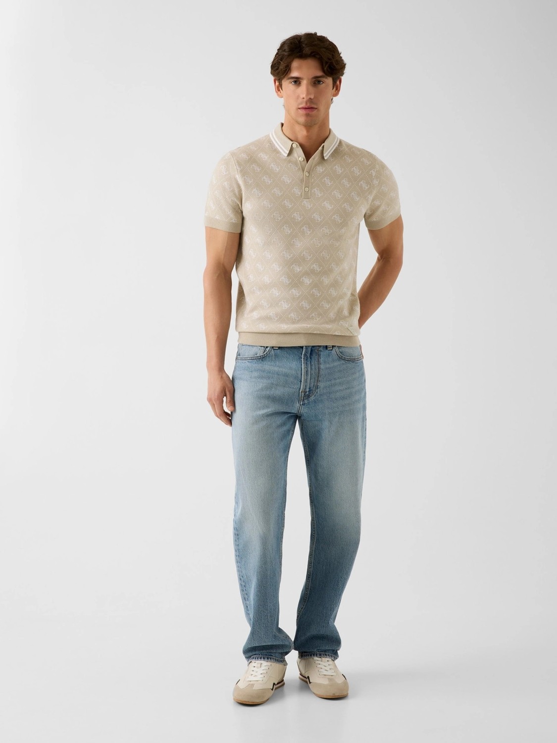 Guess Marlin Erkek Yün Karışımlı Triko görsel 2