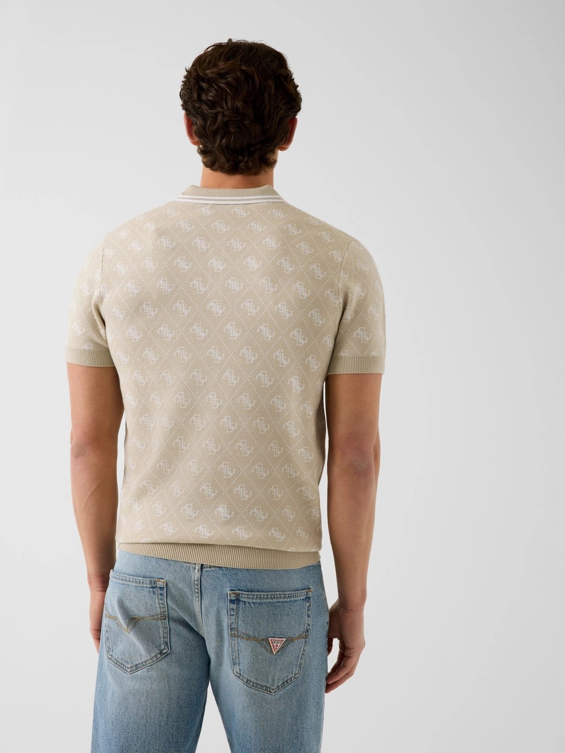 Guess Marlin Erkek Yün Karışımlı Triko görsel 3
