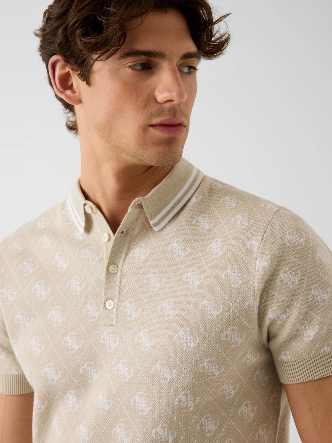 Guess Marlin Erkek Yün Karışımlı Triko görsel 4