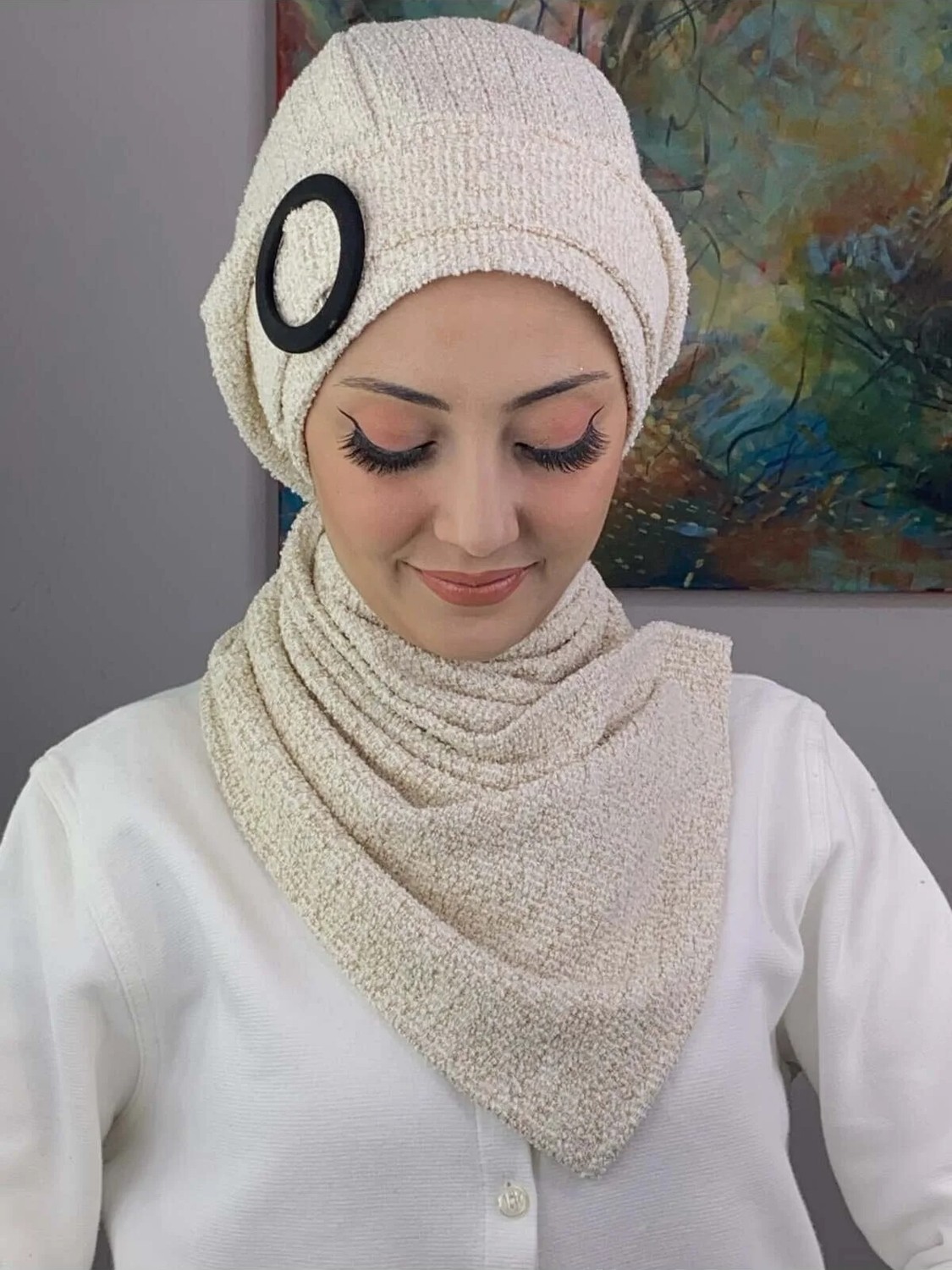 Butik Ambar Tokalı Bere görsel 2