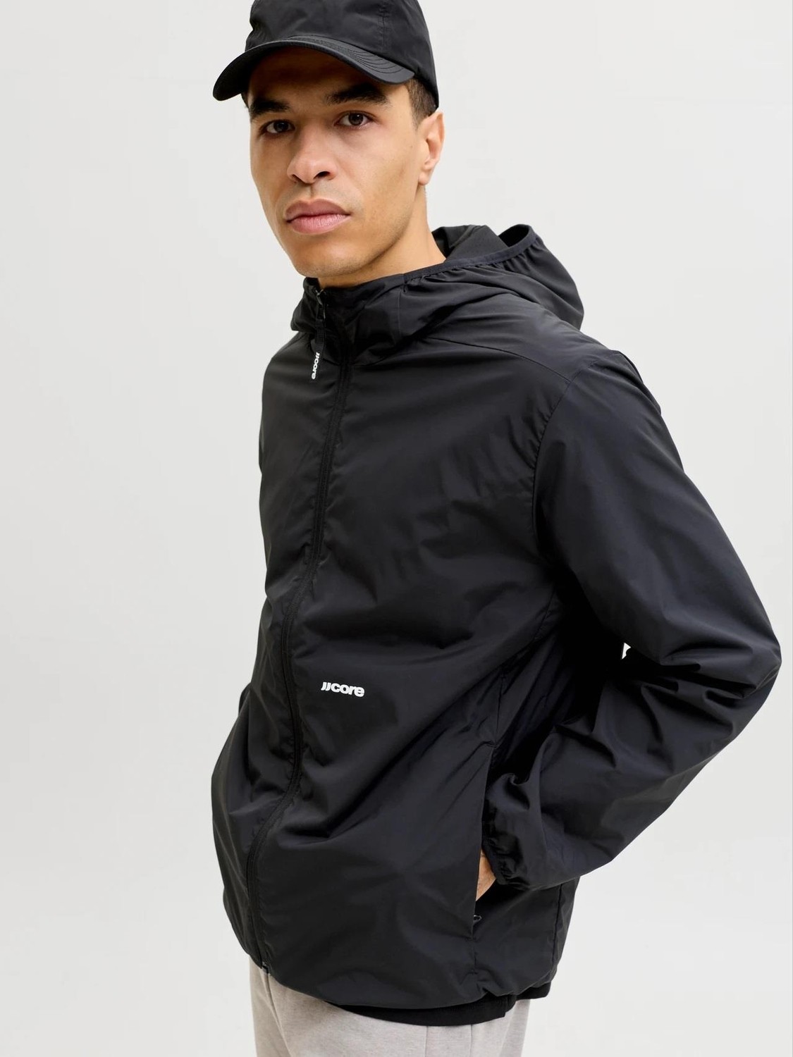 Jack & Jones Erkek Kapüsonlu Mevsimlik Ceket - Club görsel 2
