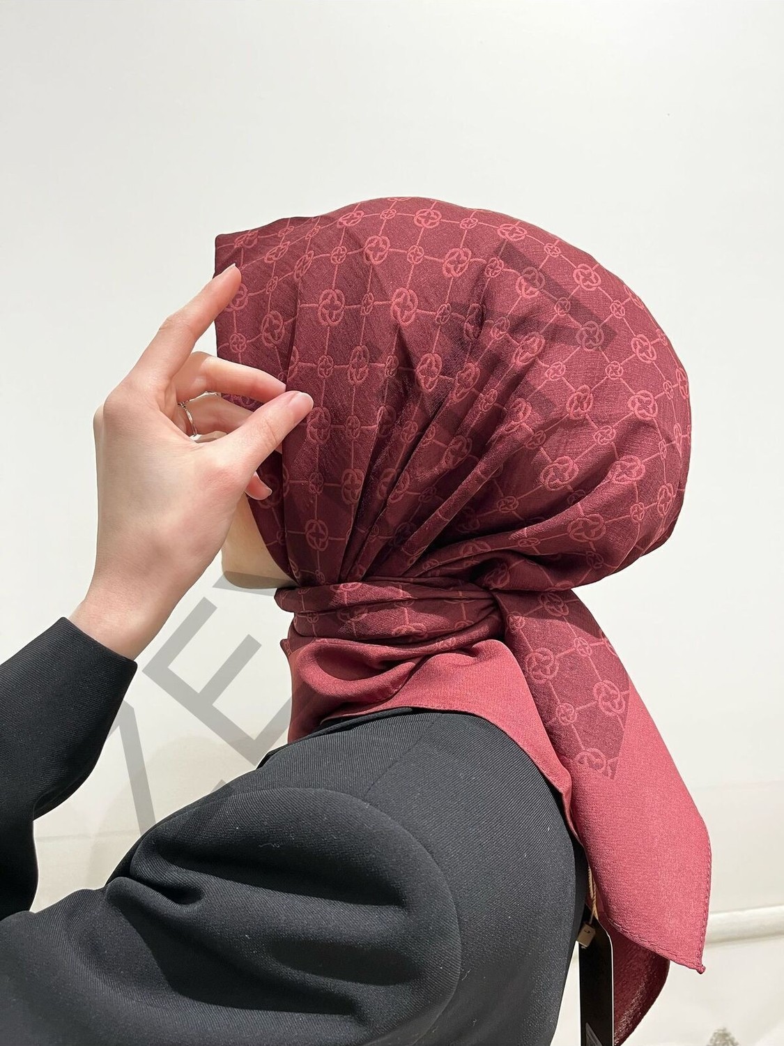 Aker Elegance Monogram Eşarp 942 görsel 2