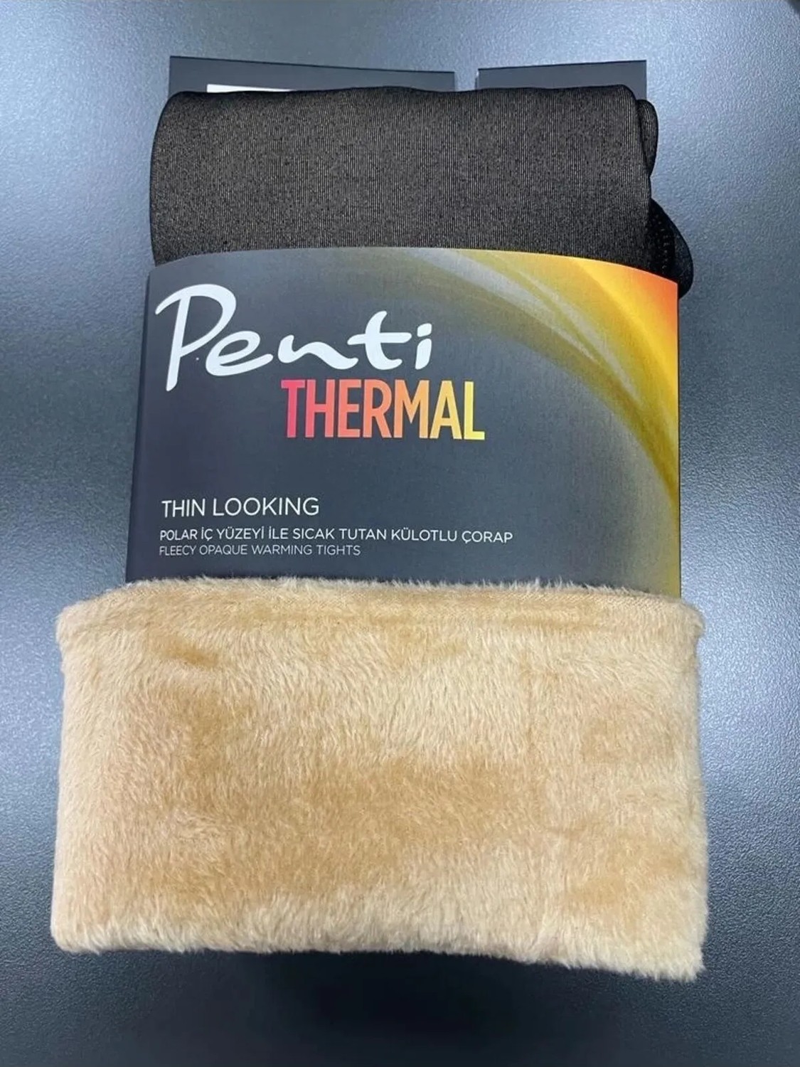 Penti Thin Looking Thermal Tayt Çorap Siyah S-M görsel 4